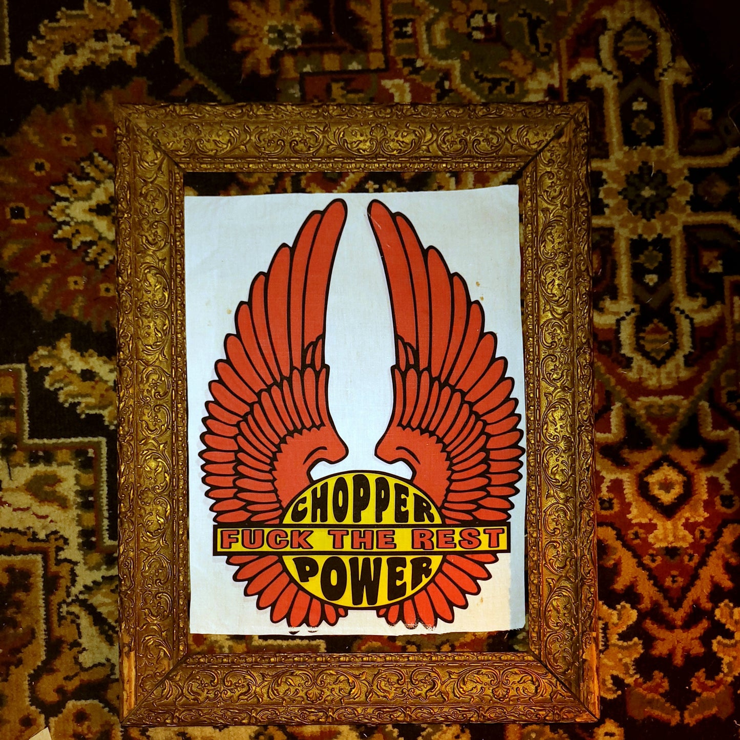 Backpatch "Chopper power fuck the rest" - PUNK & COTON