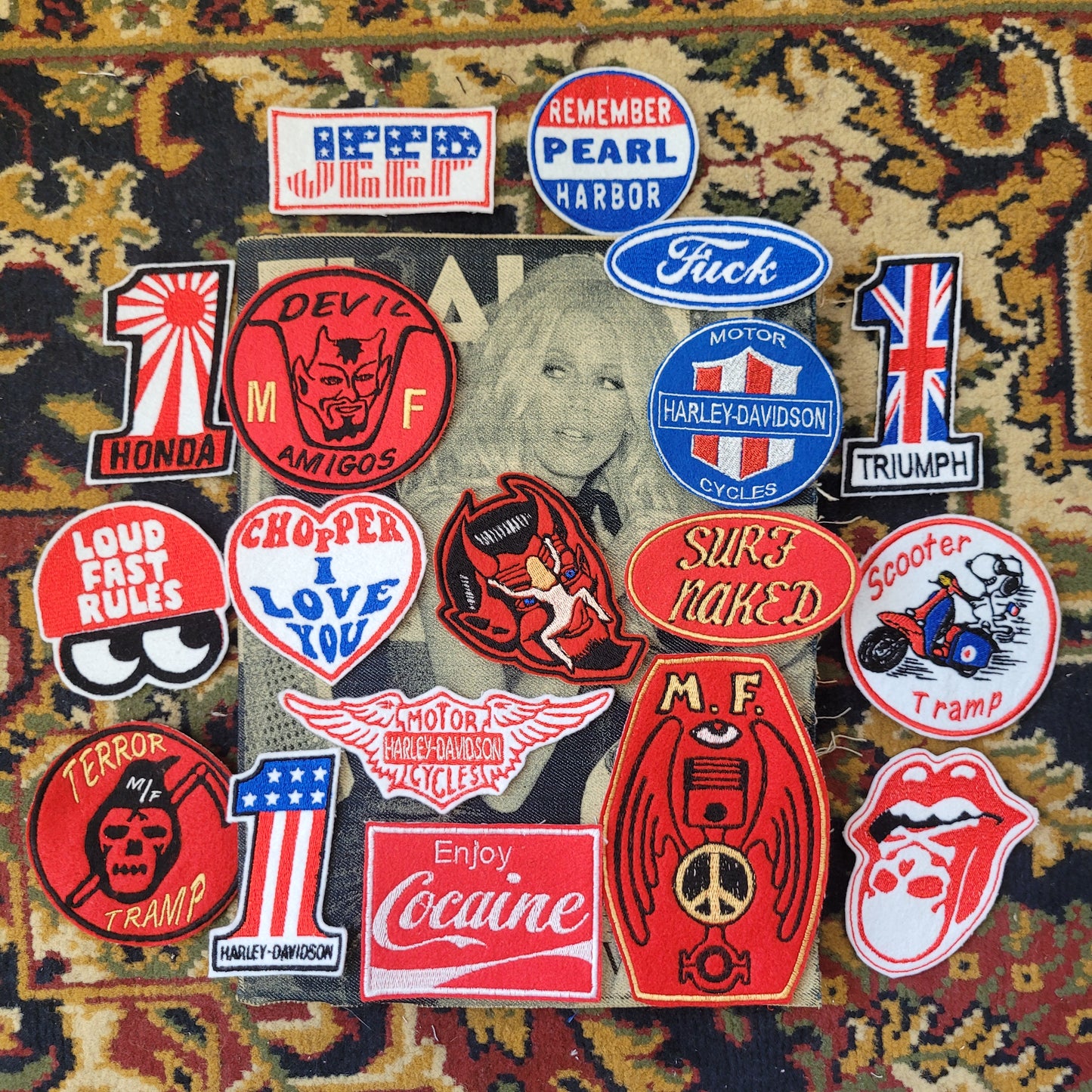 Patch Brodé "Enjoy Cocaïne"