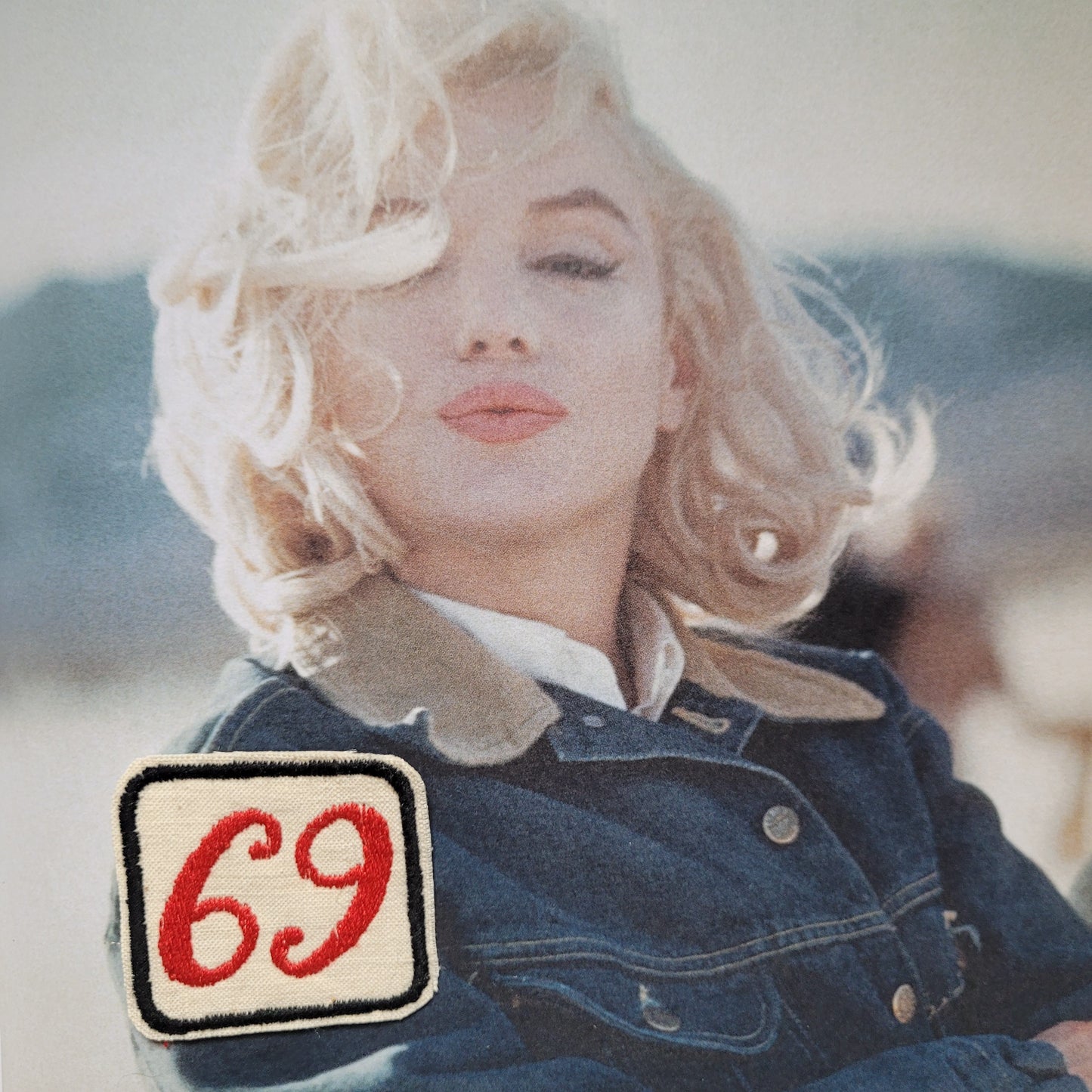 Patch Brodé "69" Perfect on your cut EN TISSU VIEUX COTON - PUNK & COTON