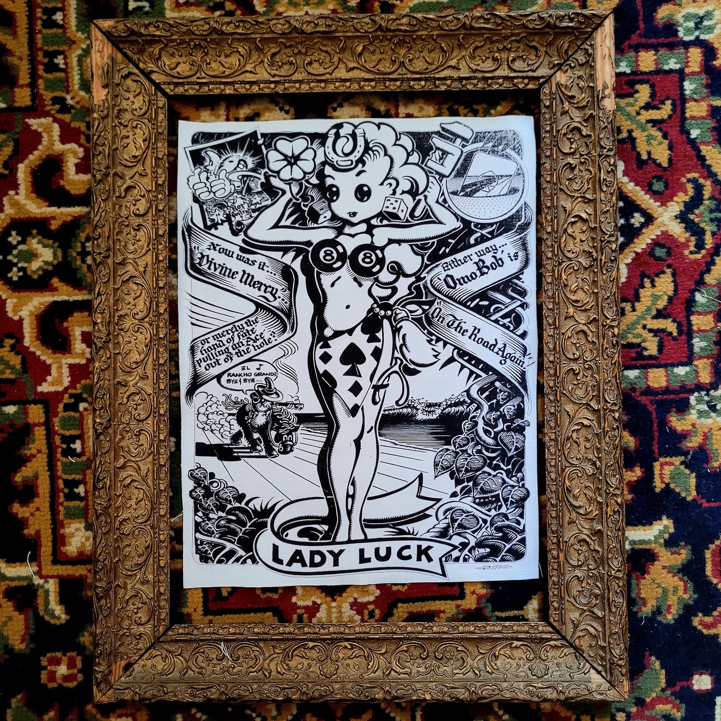 Backpatch "Lady Luck" hommage à Griffin - PUNK & COTON