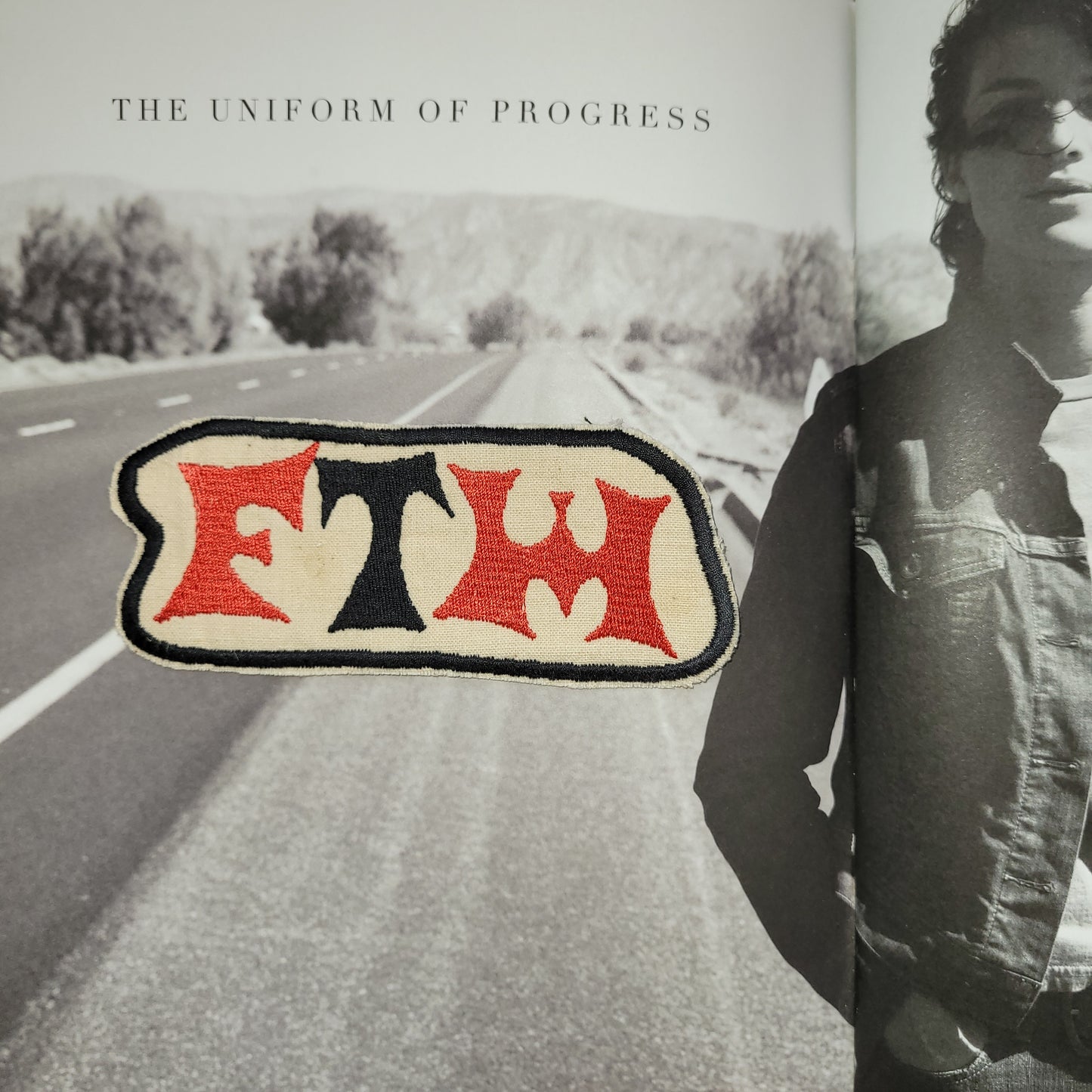 Patch Brodé "FTW ..." EN VIEUX TISSU COTON - PUNK & COTON