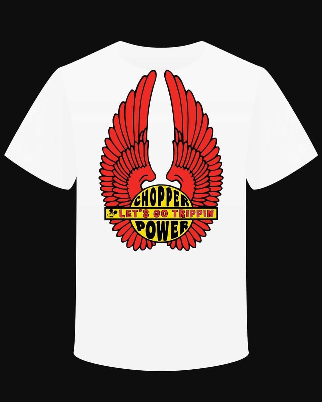T-shirt "Chopper Power Let's go trippin" - L'Insoumis Clothing