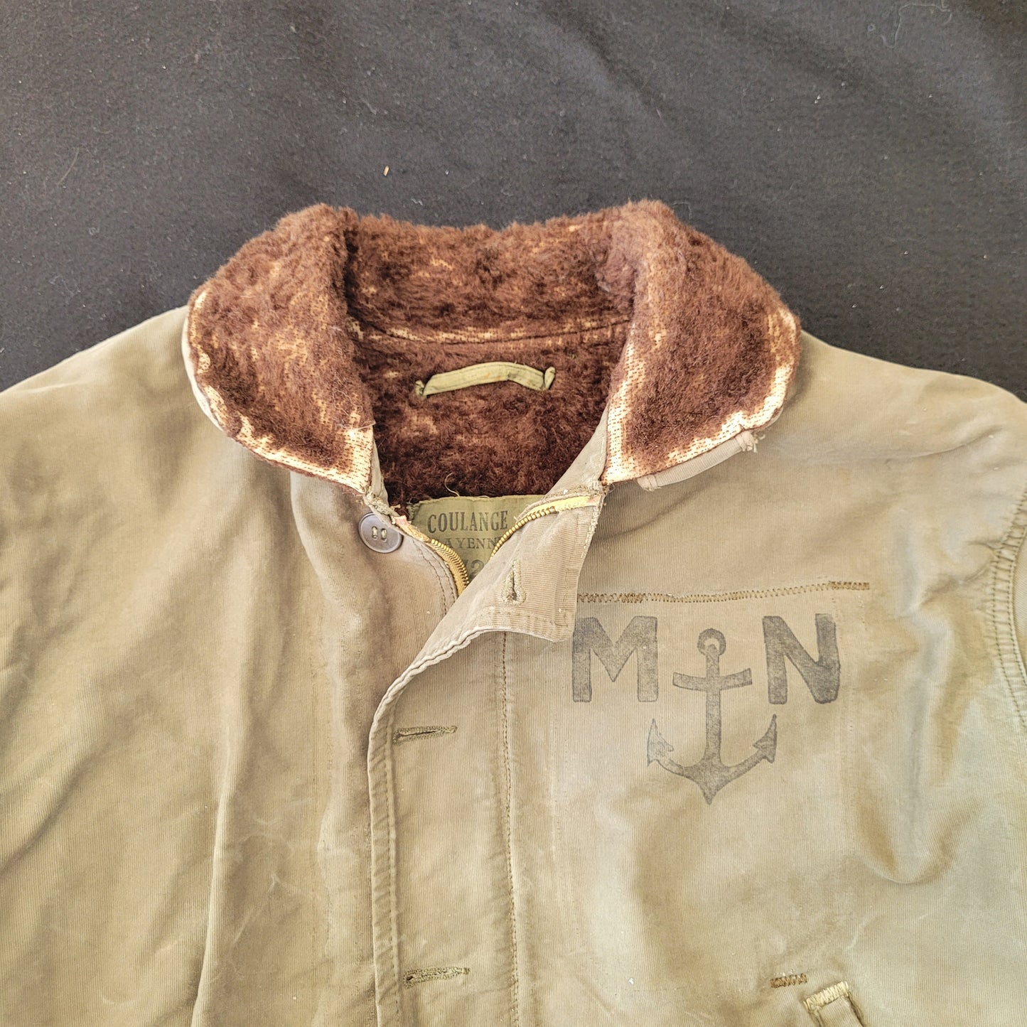 Veste de pont Marine Nationale Coulange Mayenne - PUNK & COTON