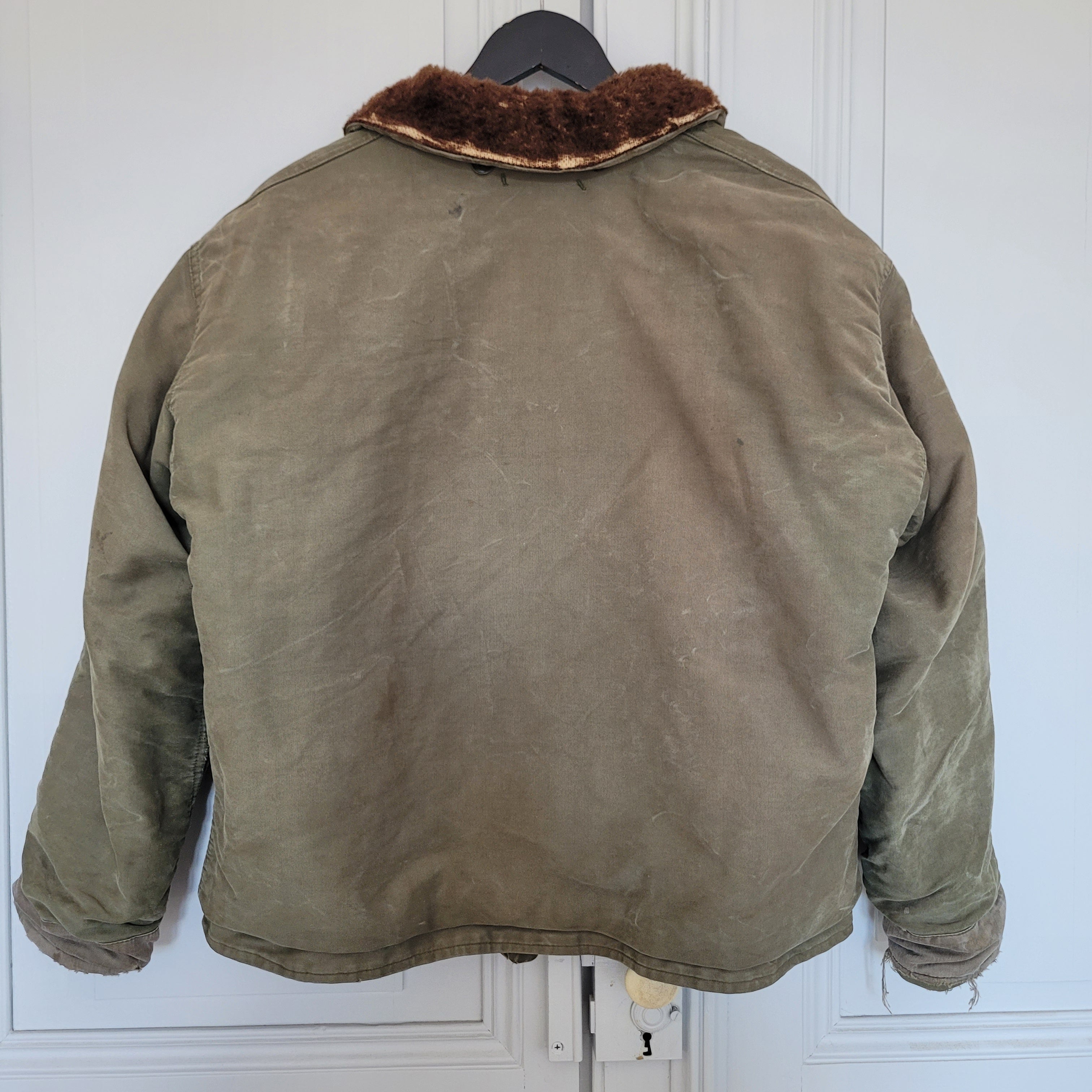 g*k様 COULANGE MAYENNE France army overal Coulange National Marine Deck Jacket - French Navy