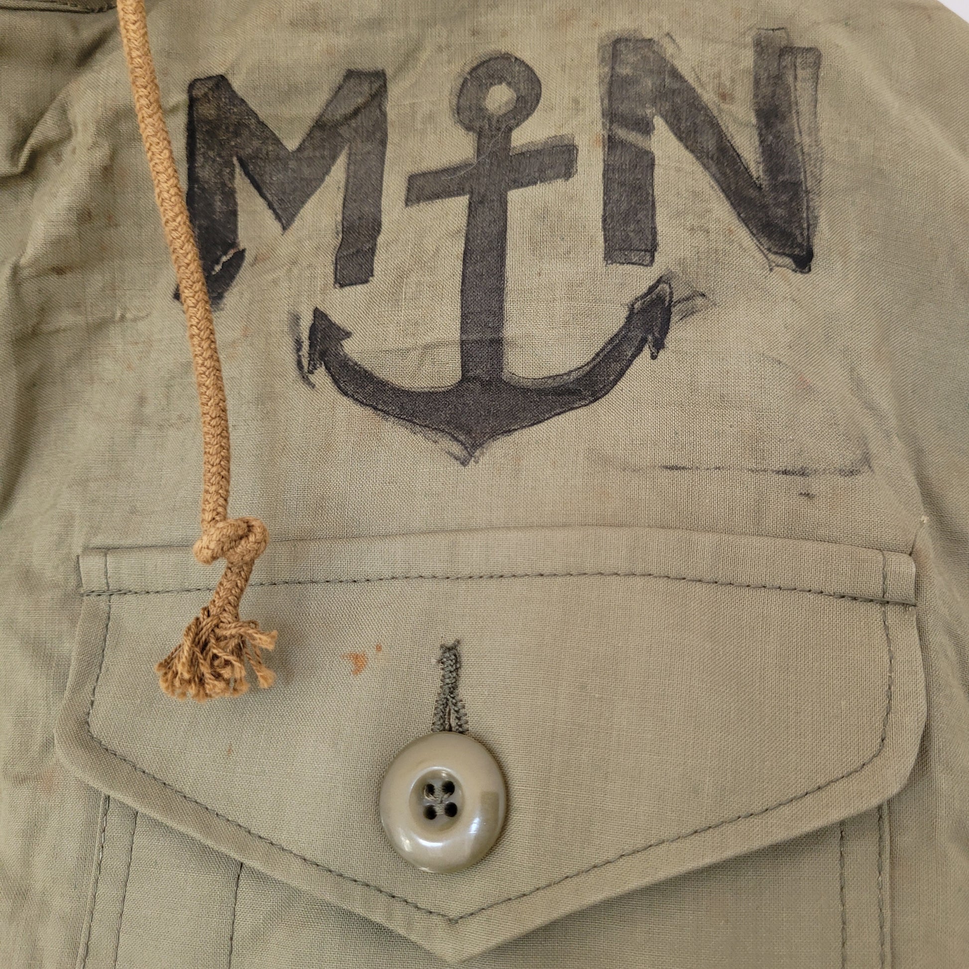 3rd/ème Deadstock french navy coat long N1 deck jacket / deadstock manteau de quart de la Marine nationale - PUNK & COTON