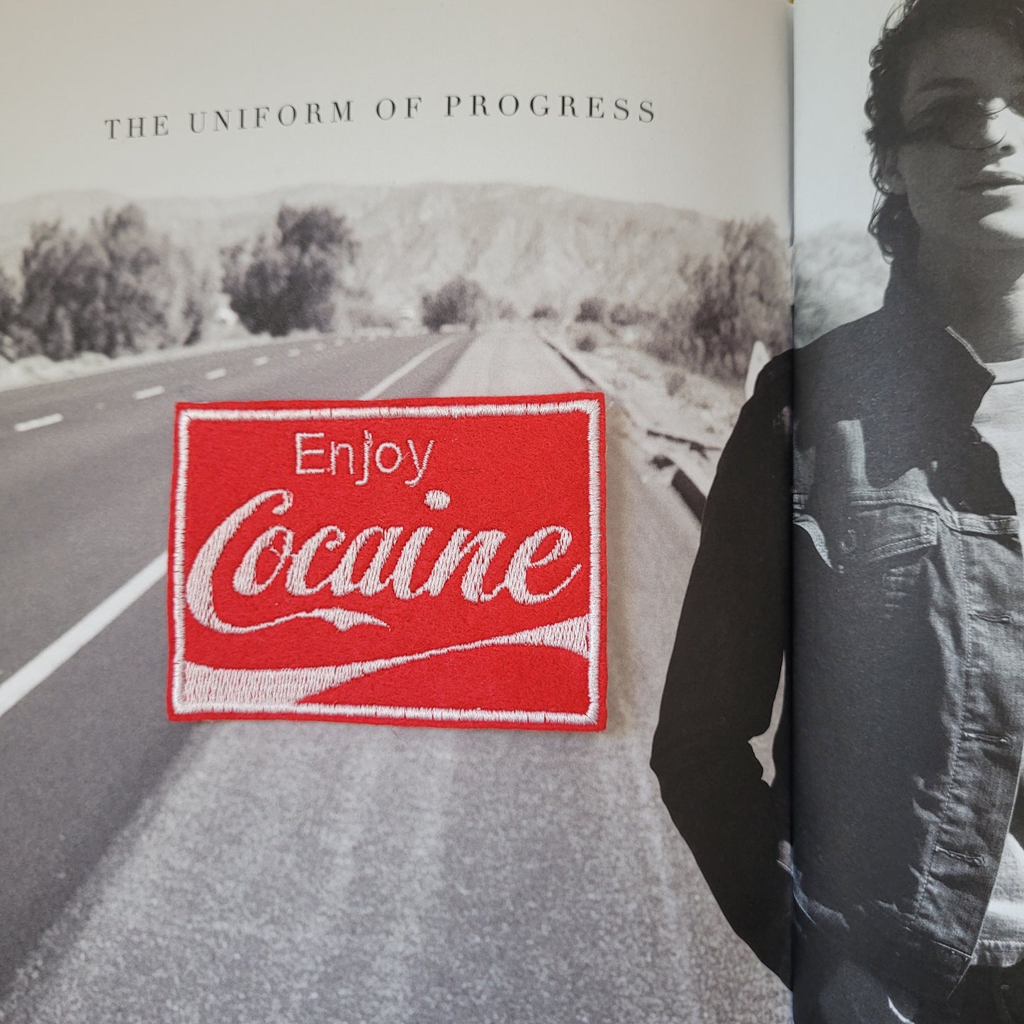 Patch  Brodé "Enjoy Cocaïne"