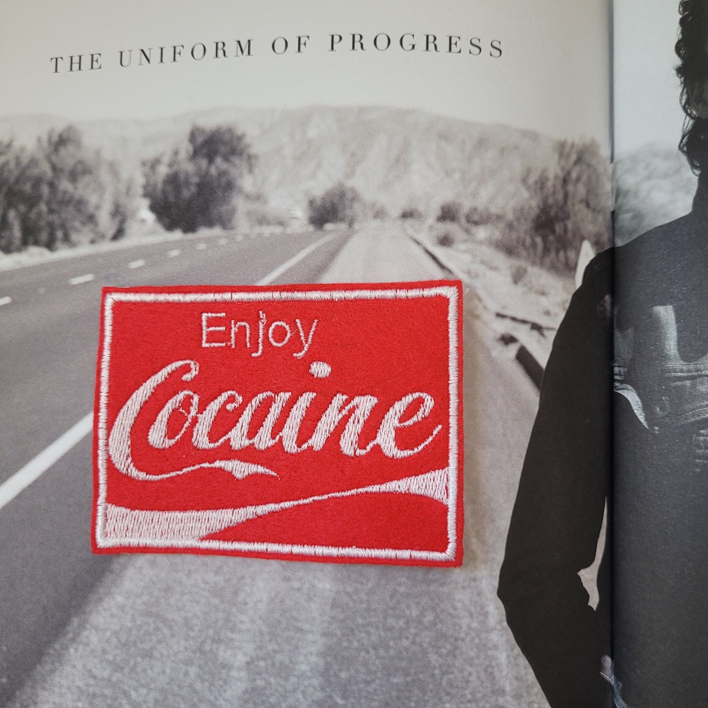 Patch  Brodé "Enjoy Cocaïne"