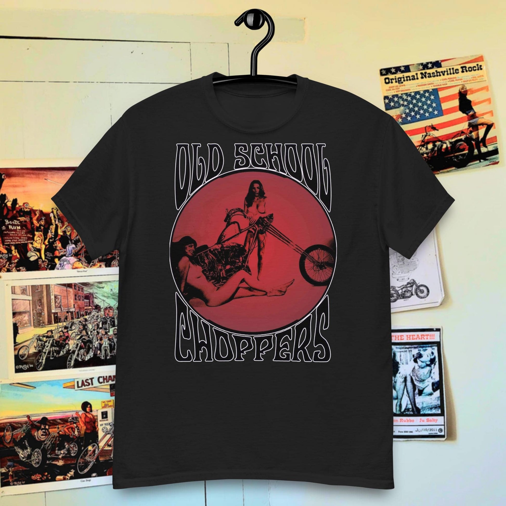 T-shirt " Old School Chopper" - L'Insoumis Clothing