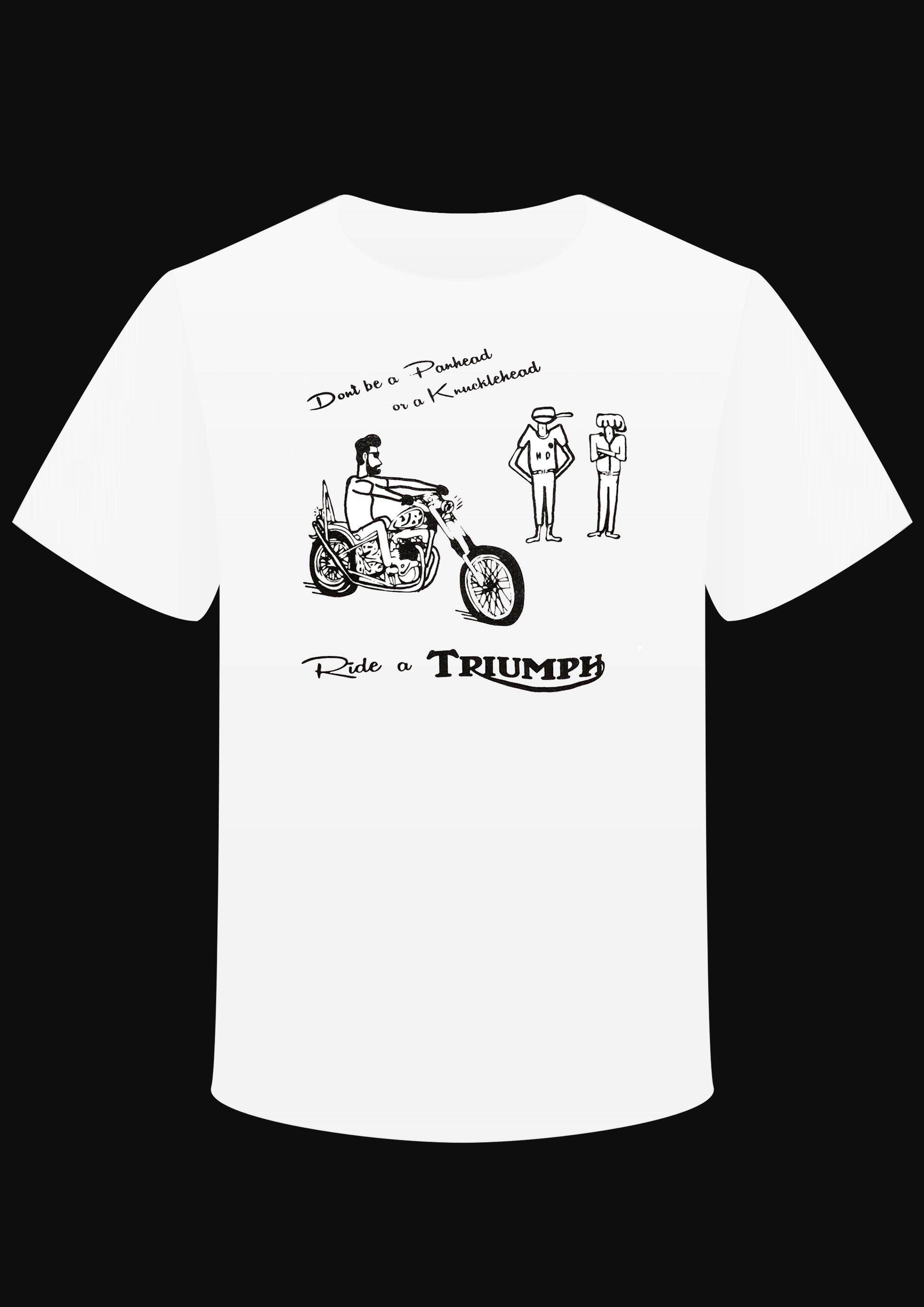 T-shirt " Ride a Triumph" - L'Insoumis Clothing