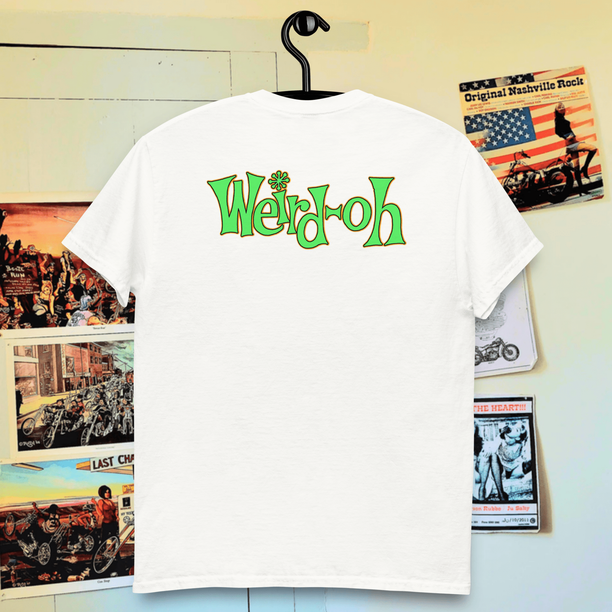 T-Shirt "Weird-Oh" BLANC - PUNK & COTON