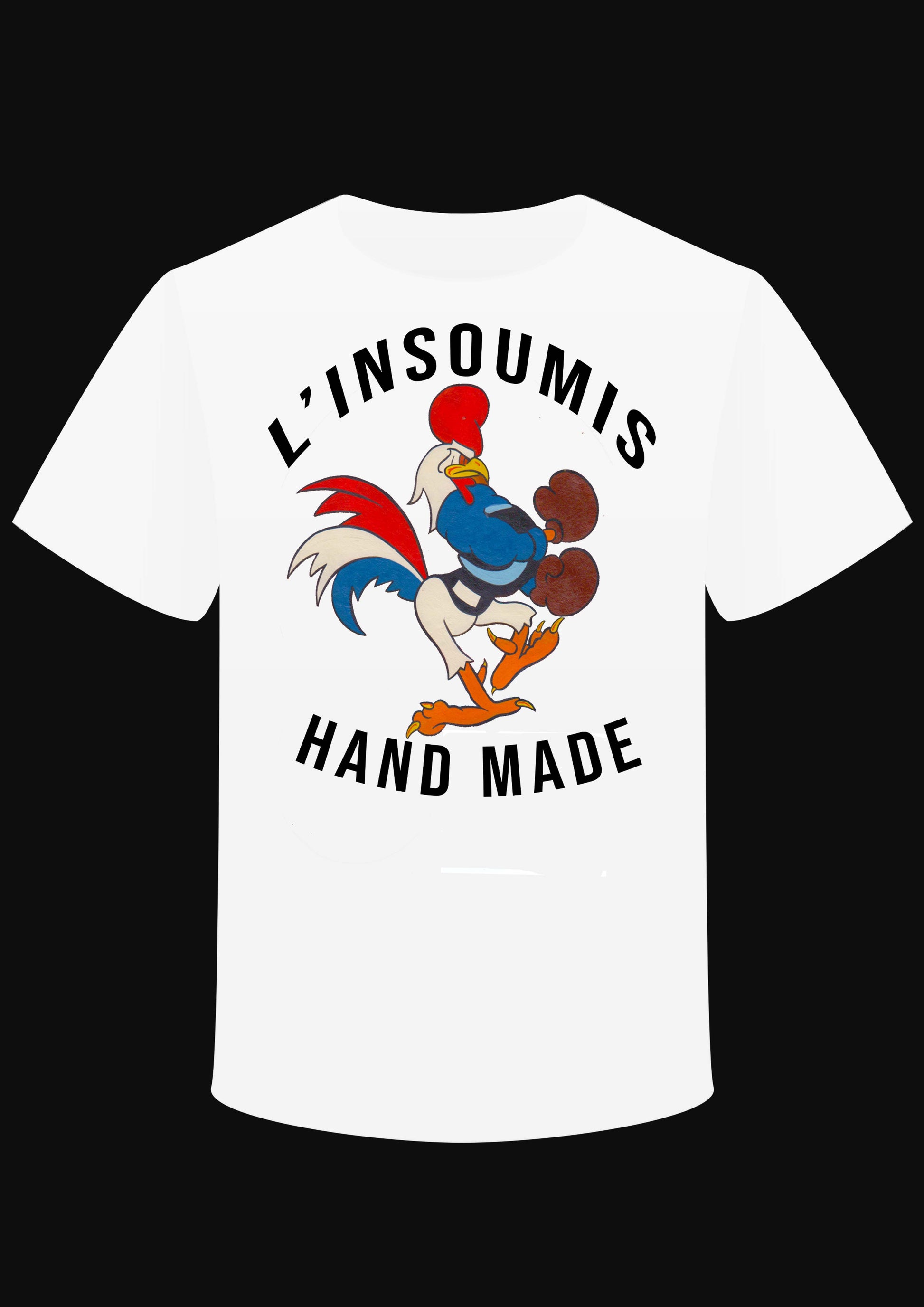 T-shirt LE COQ L'INSOUMIS HANDMADE - PUNK & COTON