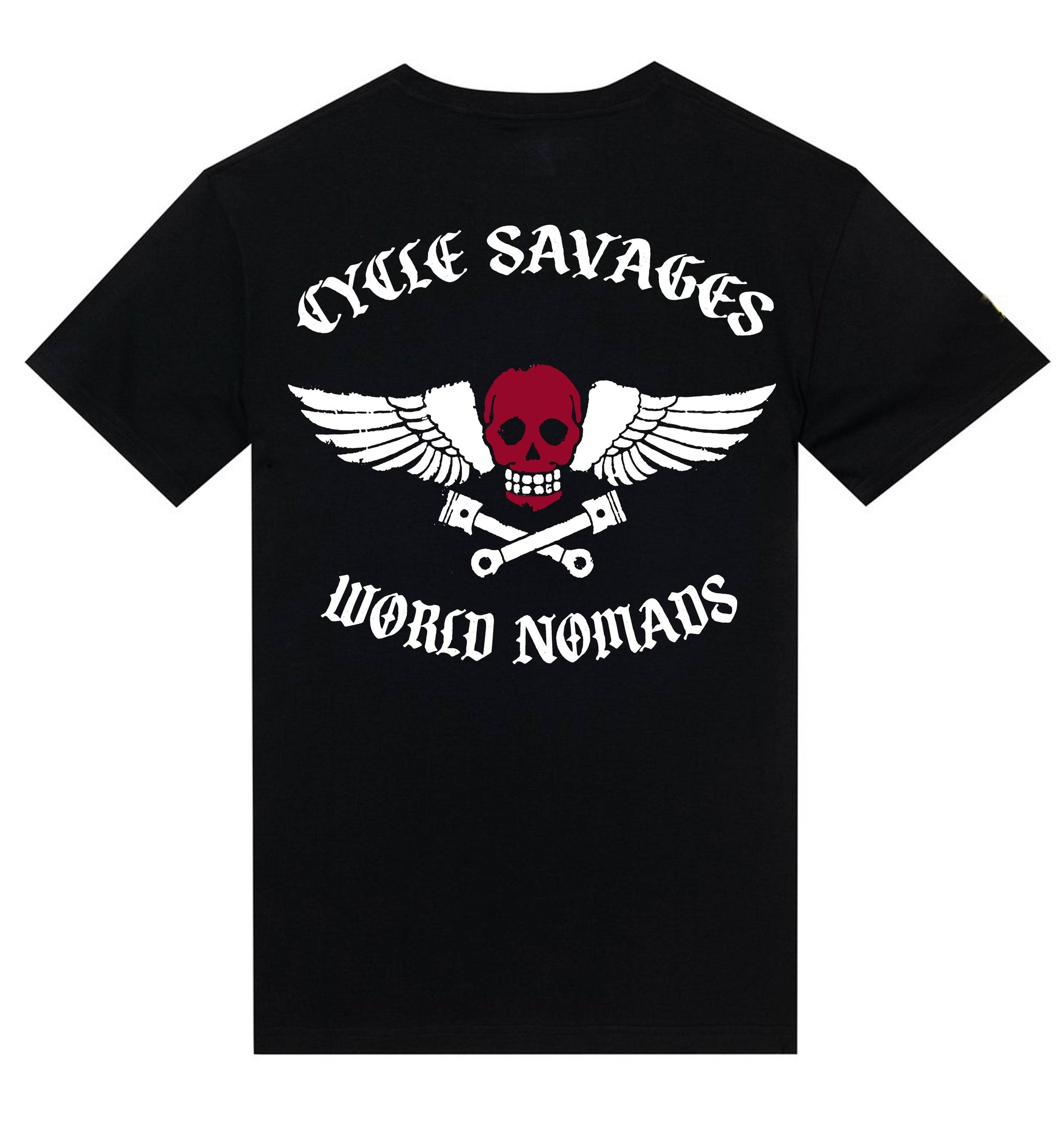 T-shirt "Cycle savages " WORLD NOMADS - PUNK & COTON
