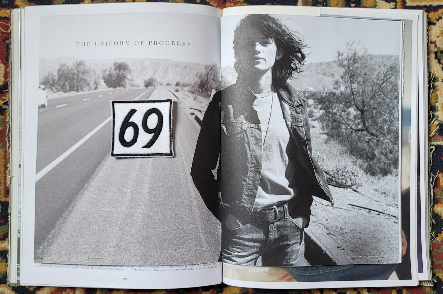 Patch Brodé 69 CARRE (Version Blanche) - PUNK & COTON