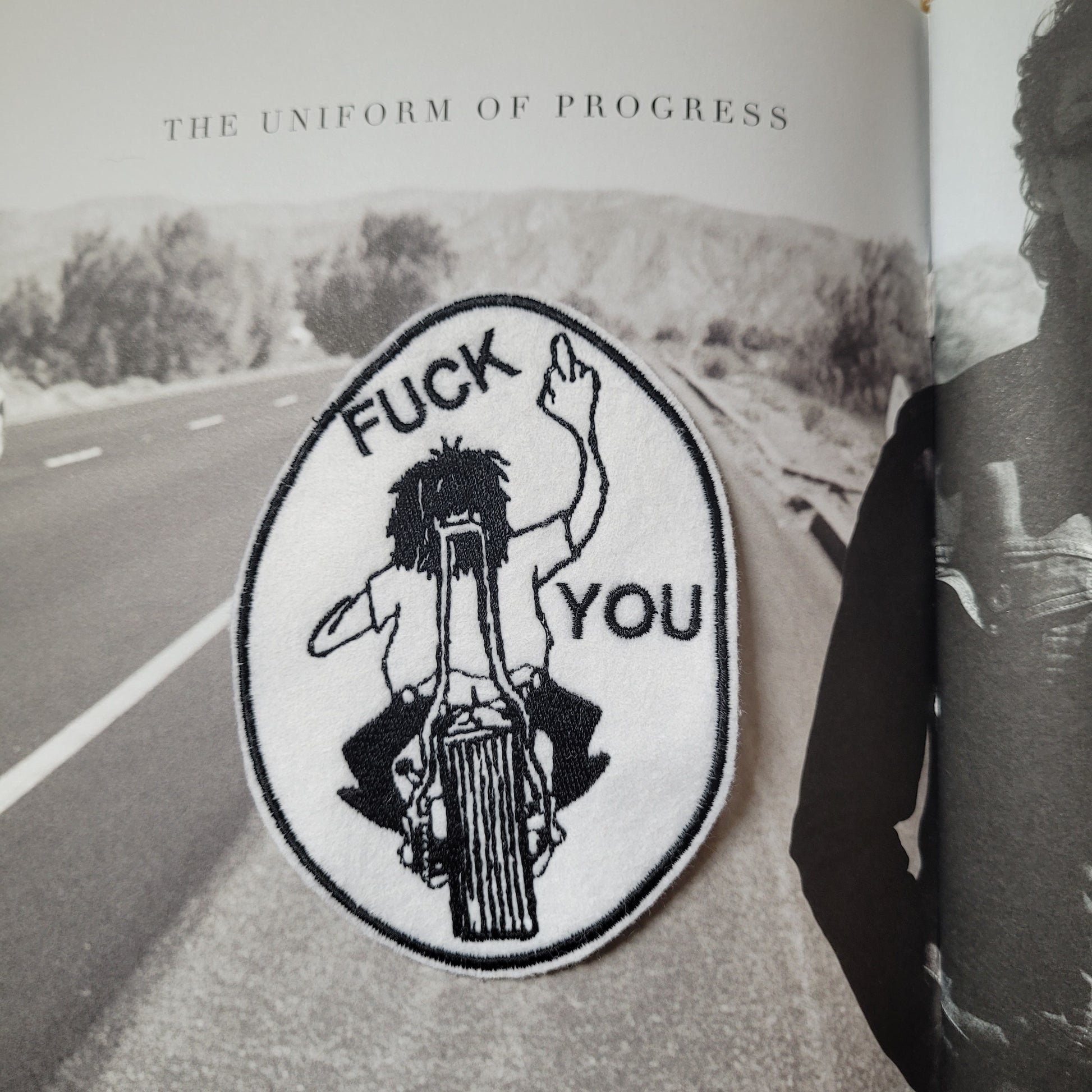 Patch Brodé Fuck You Biker - PUNK & COTON