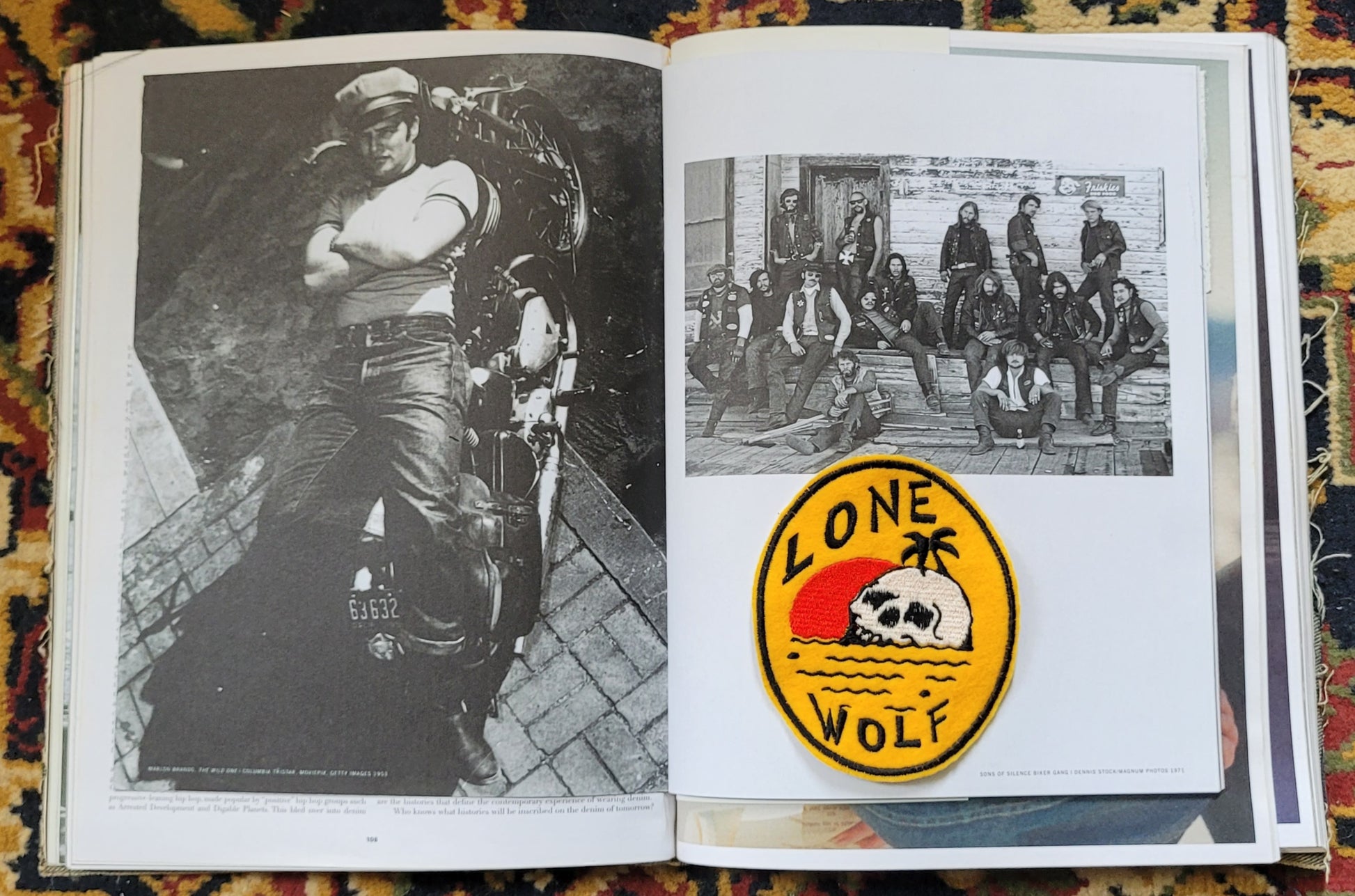 Patch Brodé Lone Wolf - PUNK & COTON