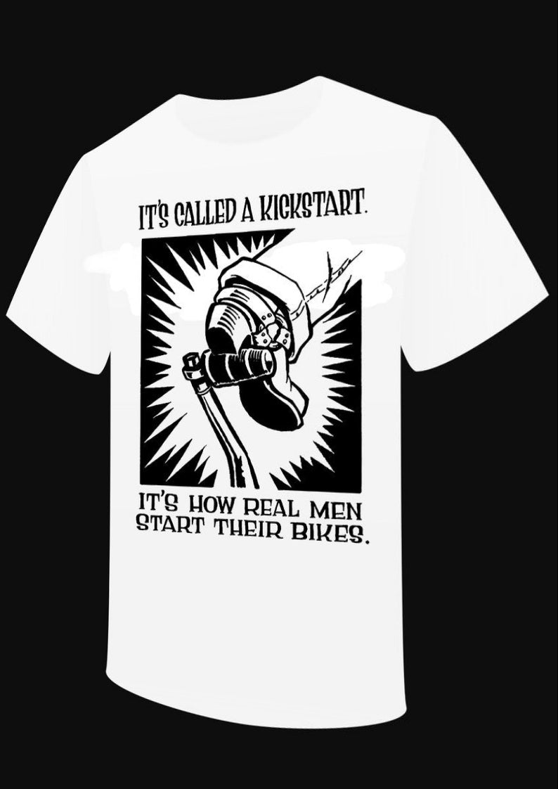 T-shirt "Kickstart" bike - PUNK & COTON