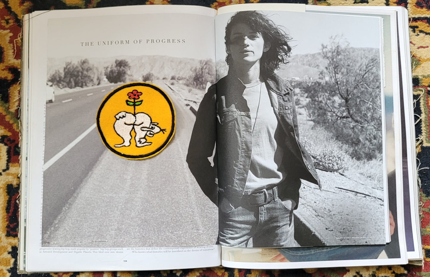 Patch Brodé Flower Power - PUNK & COTON