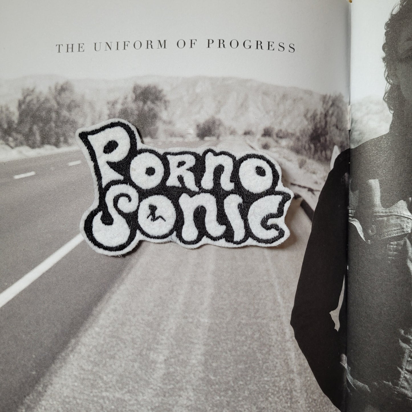 Patch Brodé Porno Sonic Version Black / White - PUNK & COTON