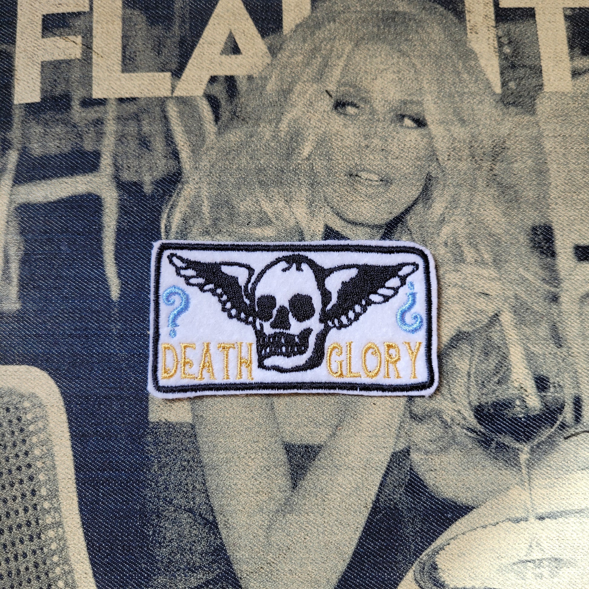 Patch brodé "Death or glory" - PUNK & COTON