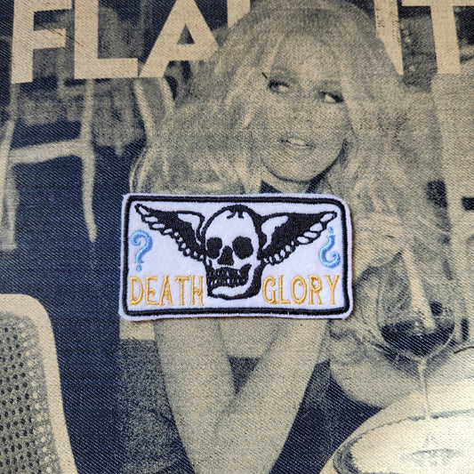 Patch brodé "Death or glory" - PUNK & COTON