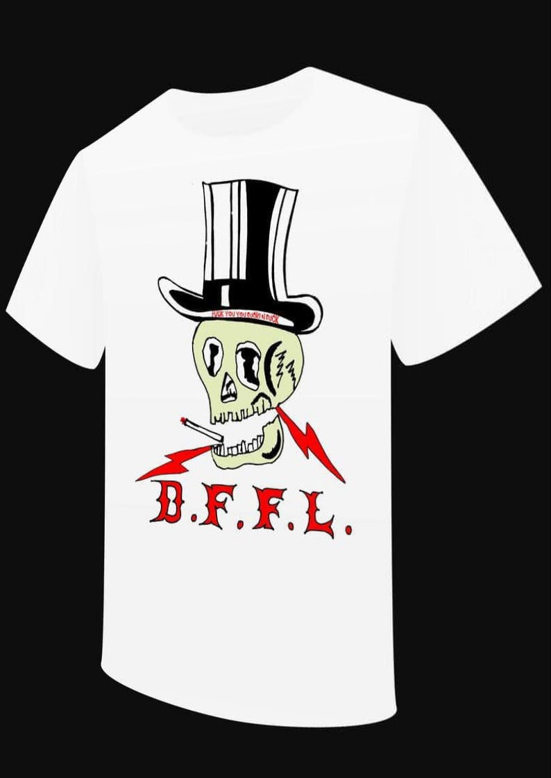 T-shirt "D.F.F.L. Skull" - PUNK & COTON