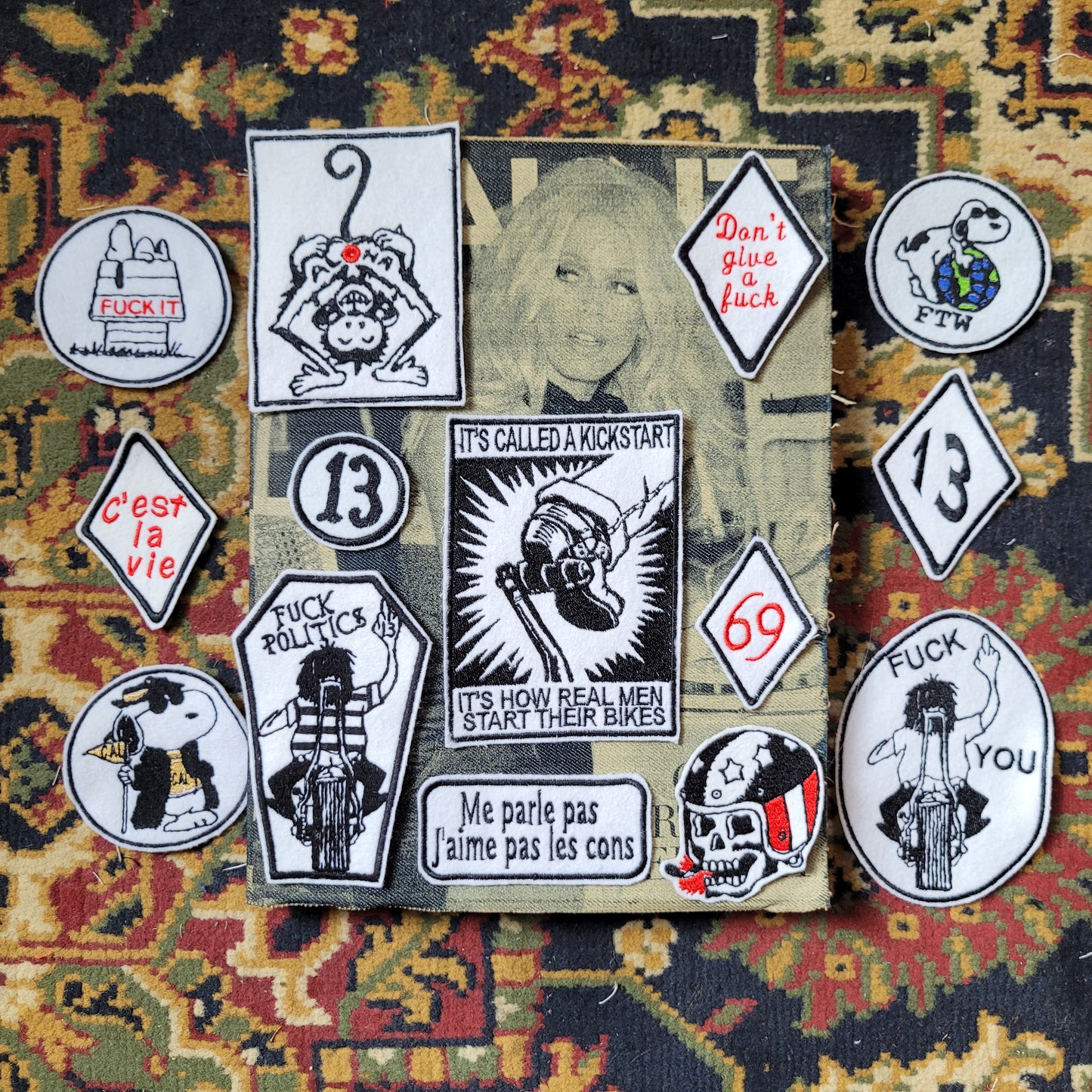 Patch Brodé Snoopy California - PUNK & COTON