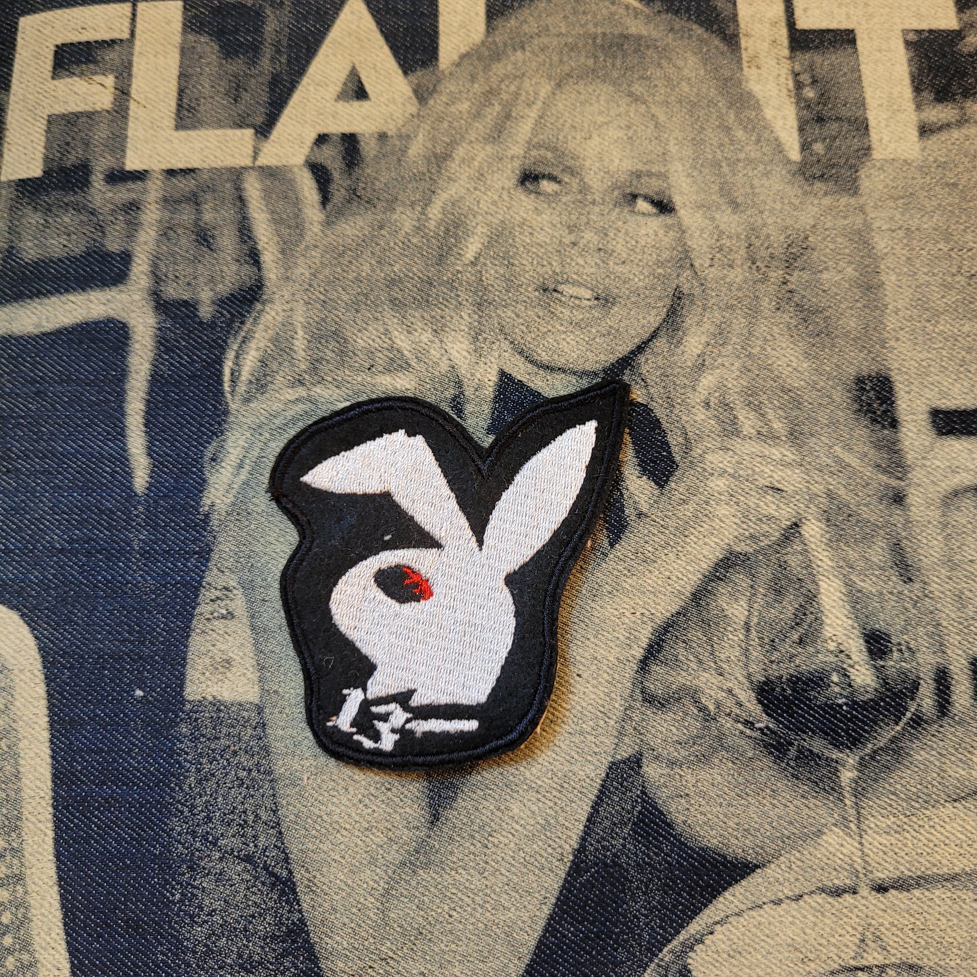 Patch Brodé Playbadboy Rabbit 13 Punk and Coton - PUNK & COTON