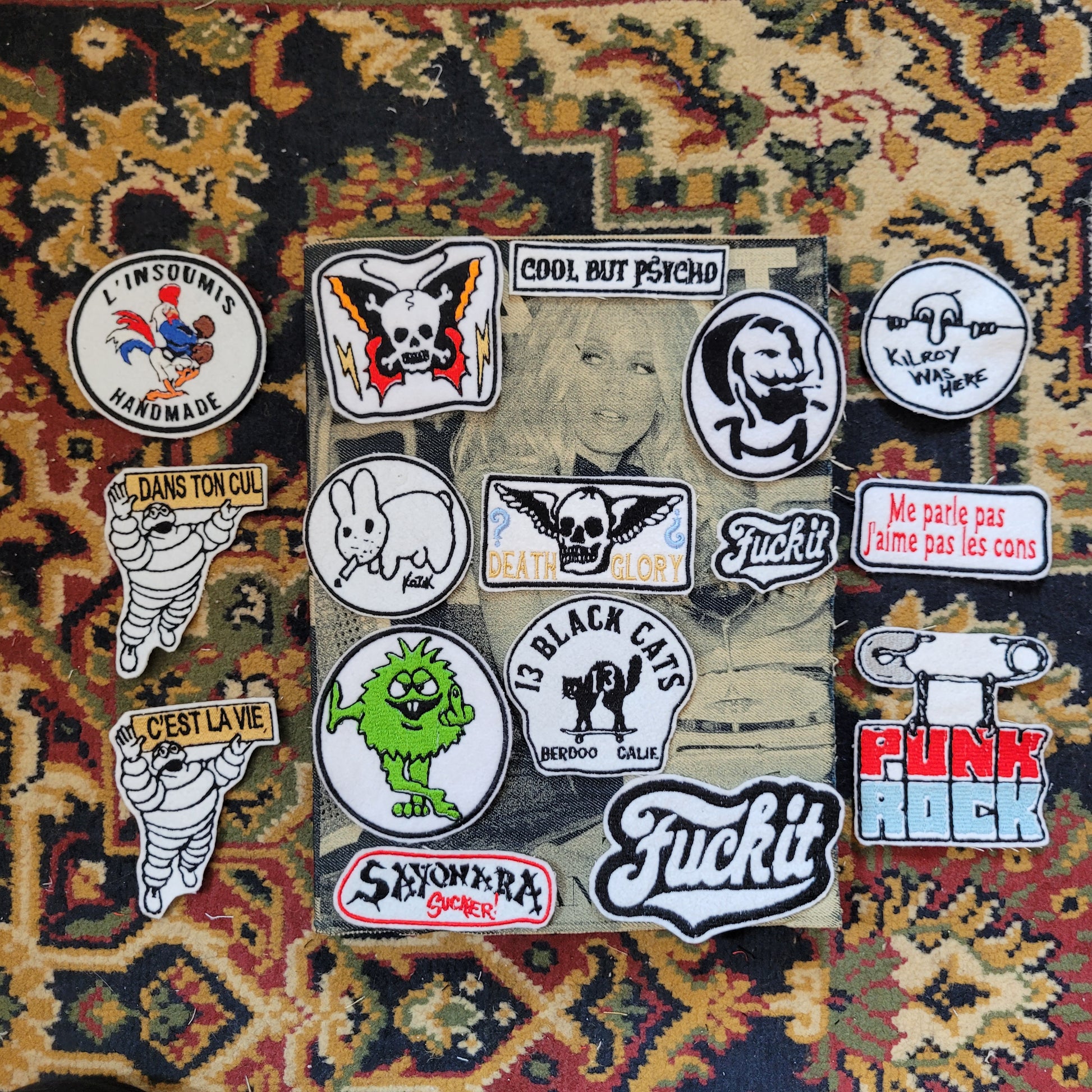 Patch Brodé Green Man pour les écolos - PUNK & COTON