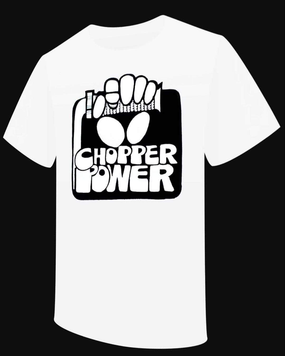 T-Shirt "Chopper Power" BIKE MOTO OLD VINTAGE DESIGN LOGO - PUNK & COTON