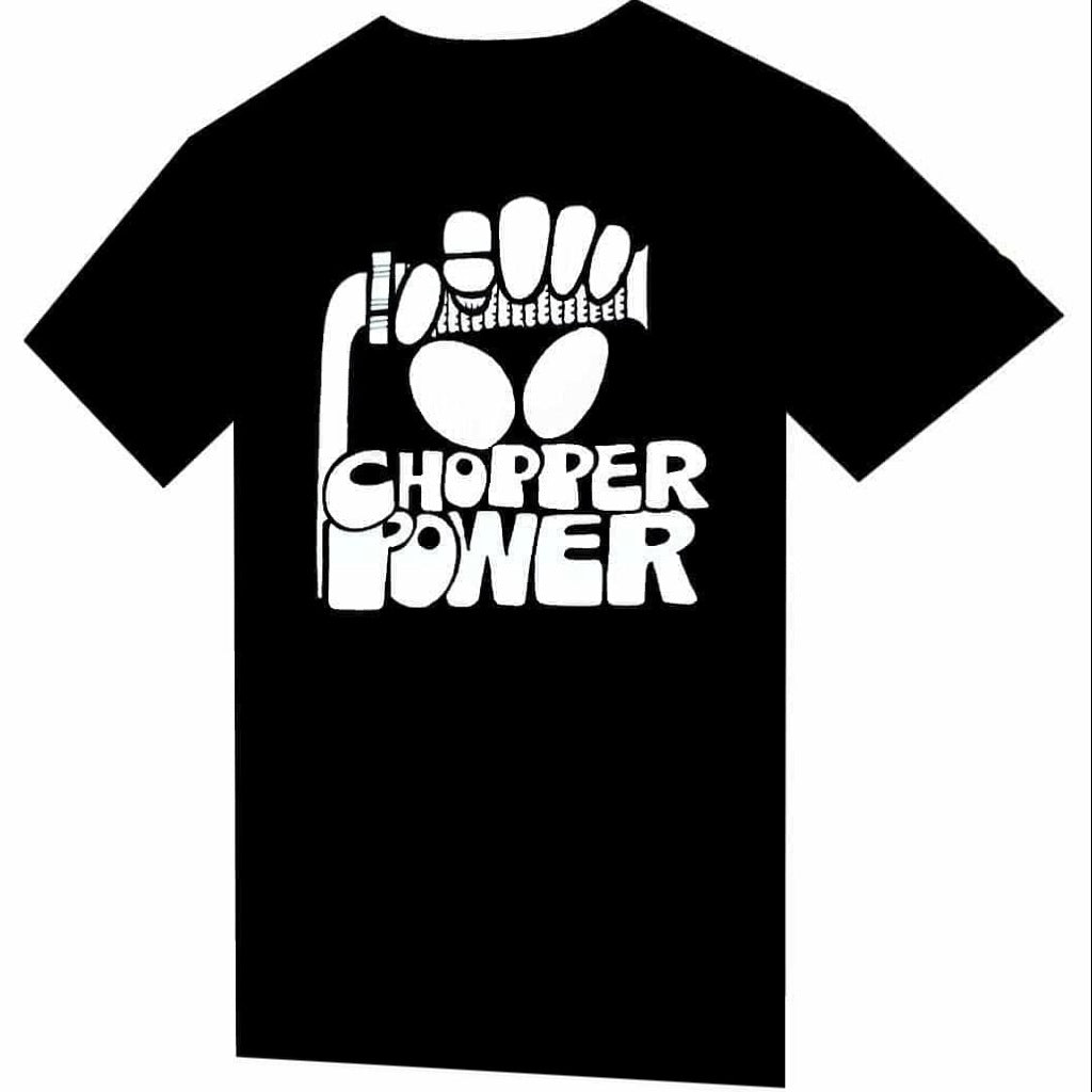 T-Shirt "Chopper Power" BIKE MOTO OLD VINTAGE DESIGN LOGO - PUNK & COTON