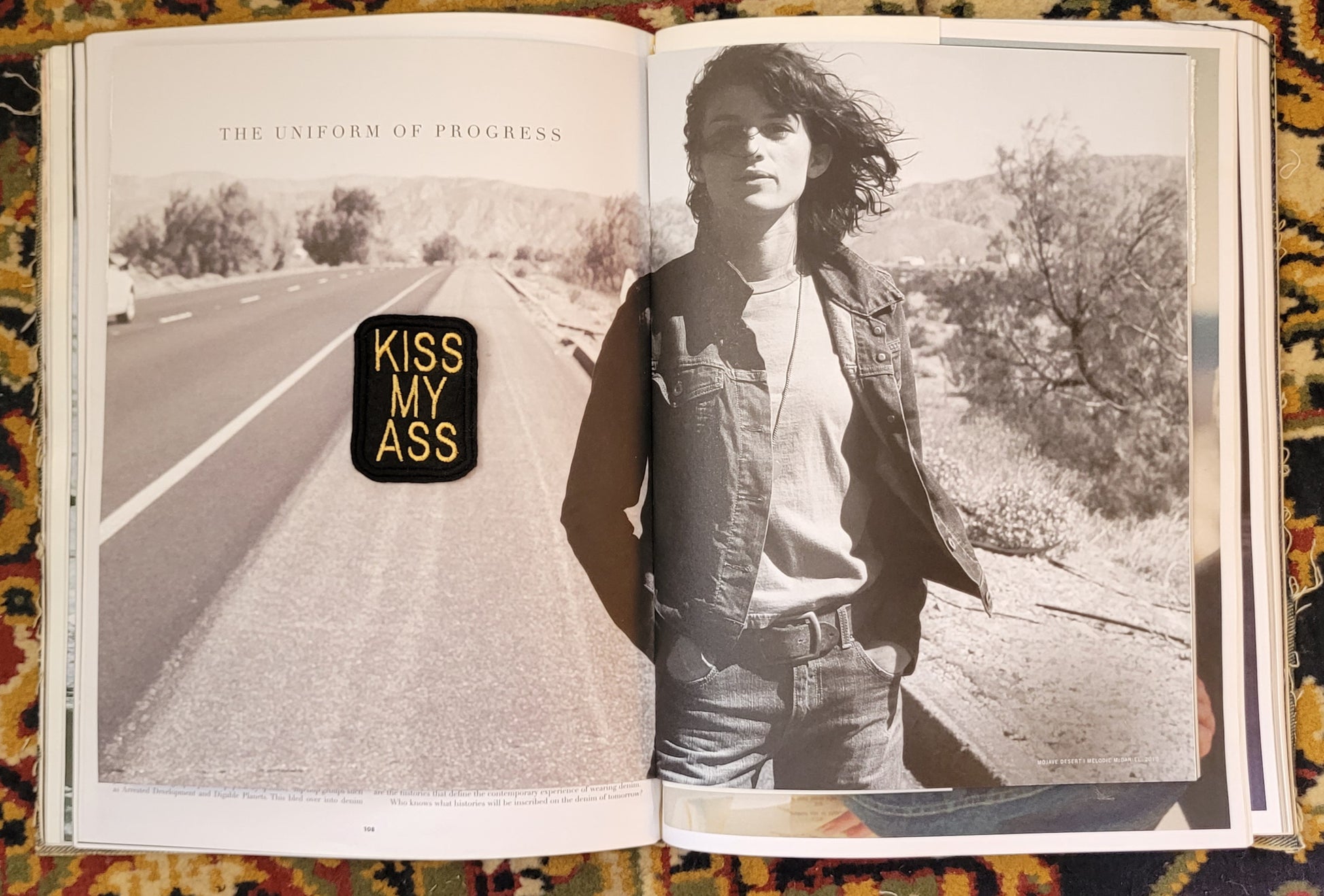 Patch Brodé Kiss My Ass - PUNK & COTON
