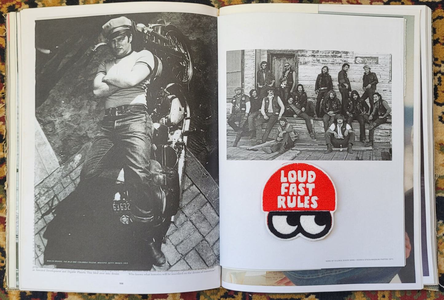 Patch Brodé Loud Fast Rules Eyes - PUNK & COTON