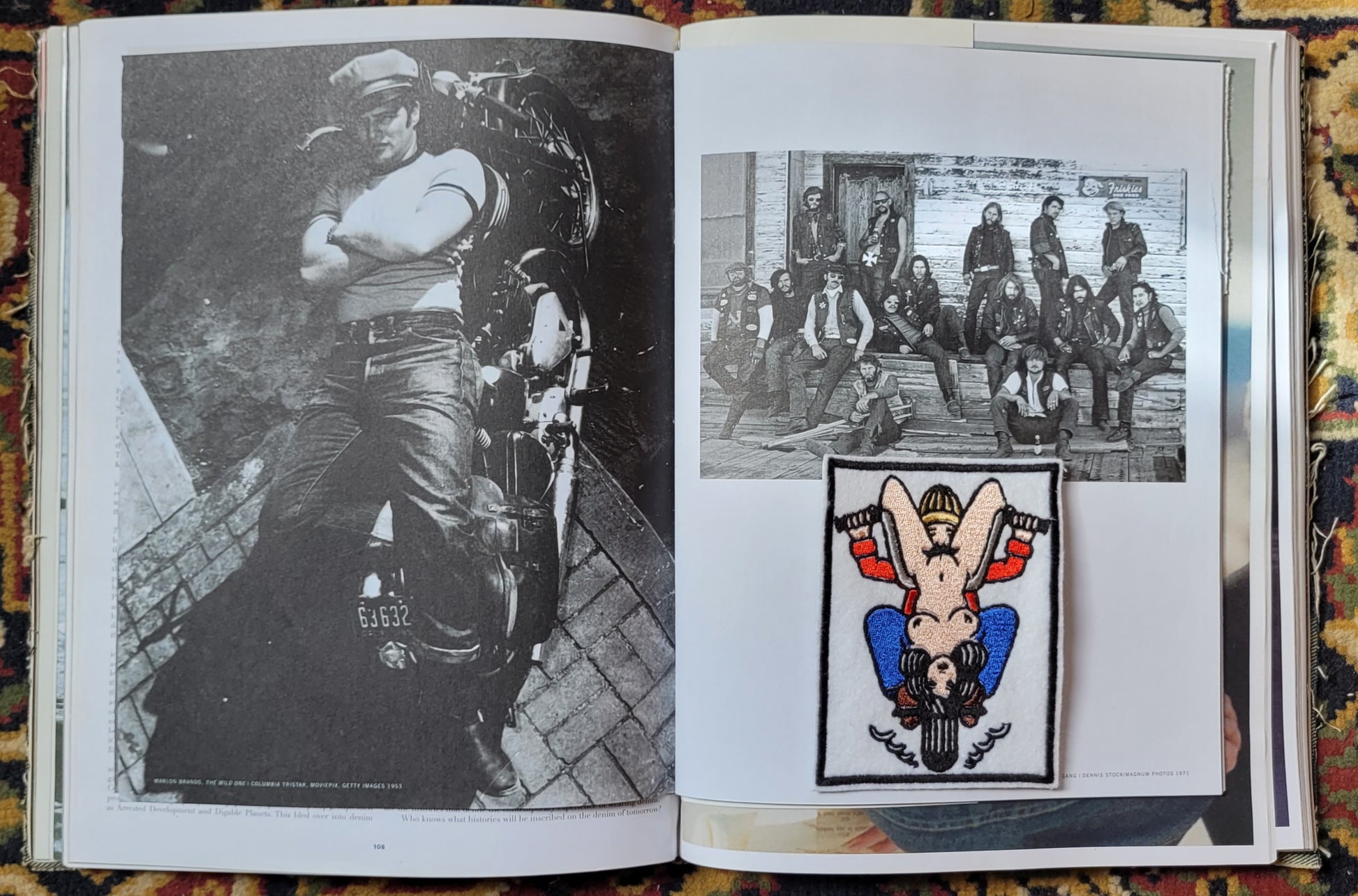 Patch Brodé Biker loves s... - PUNK & COTON