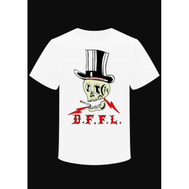 T-shirt "D.F.F.L. Skull" - PUNK & COTON