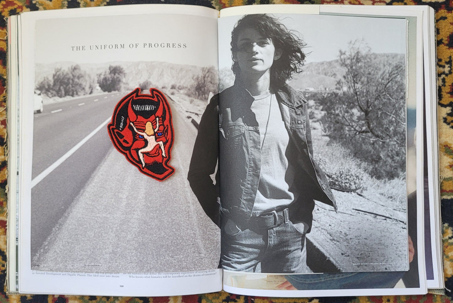 Patch Brodé Woman on devil's tong - PUNK & COTON