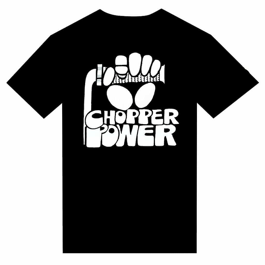 T-Shirt "Chopper Power" BIKE MOTO OLD VINTAGE DESIGN LOGO - PUNK & COTON