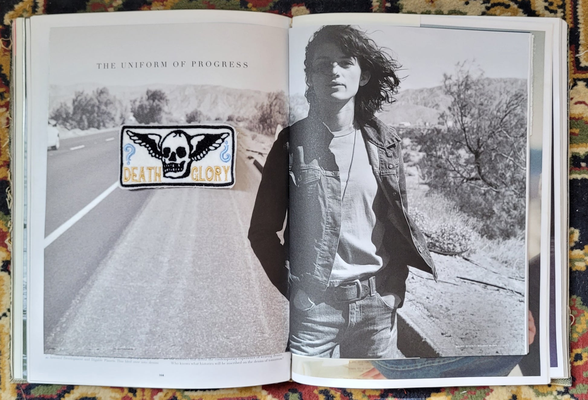 Patch brodé "Death or glory" - PUNK & COTON