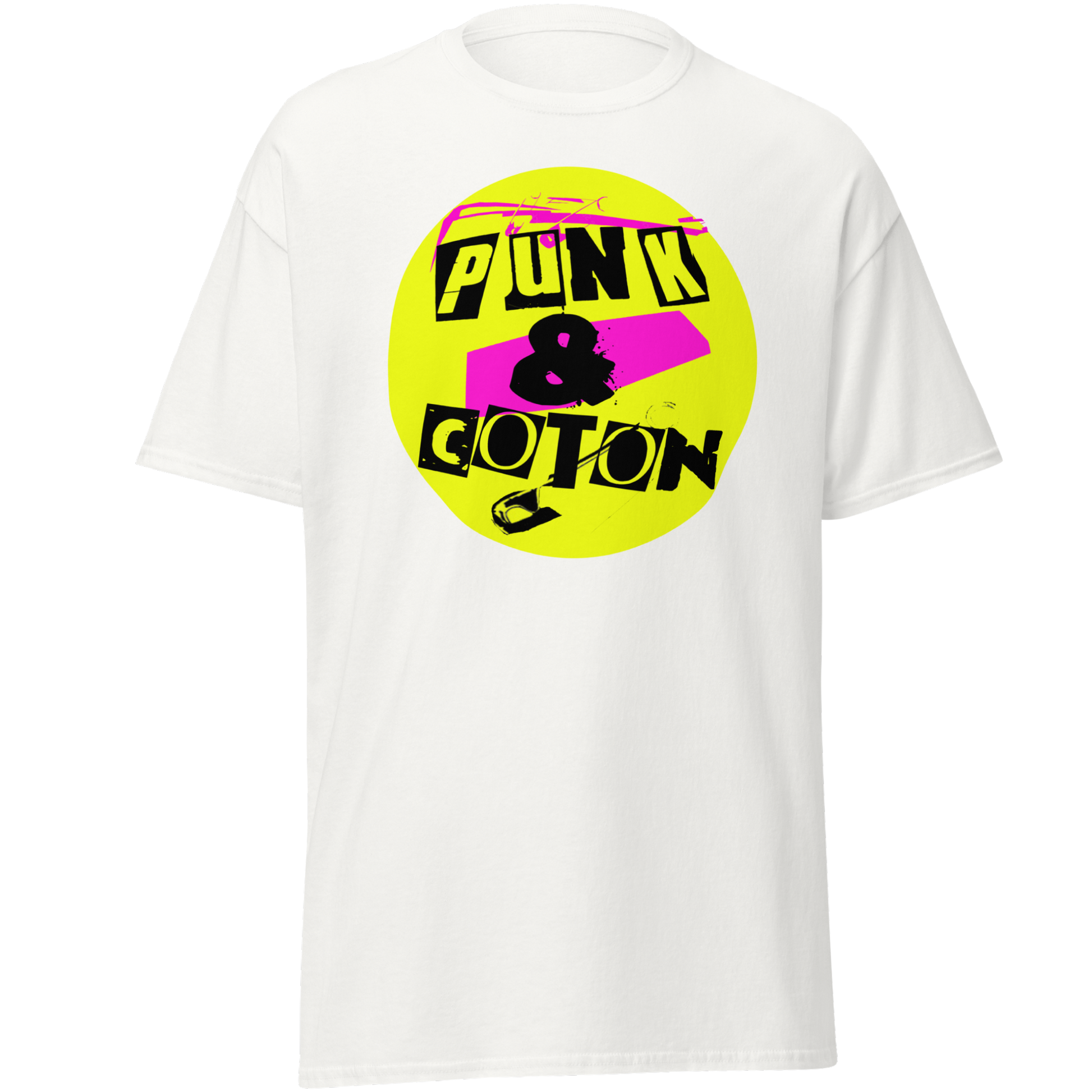 T-shirt PUNK and COTON original WHITE - PUNK & COTON