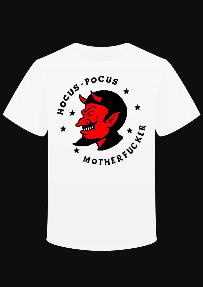 T-shirt "Hocus- Pocus Motherfucker " - PUNK & COTON