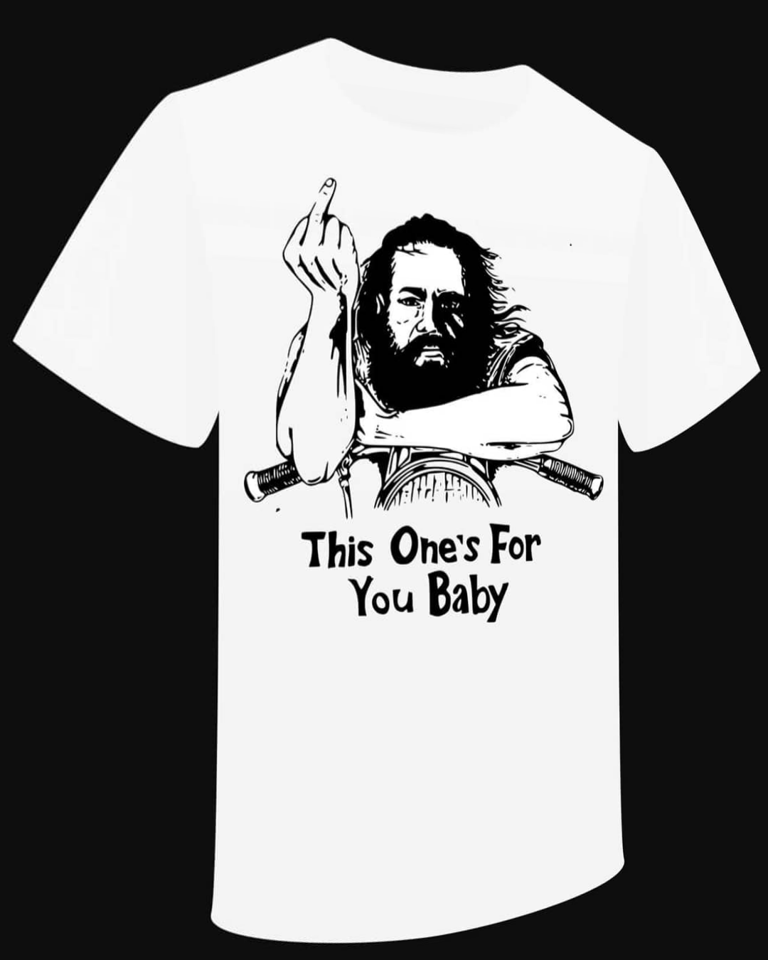 T-shirt "This One's For You Baby" - PUNK & COTON