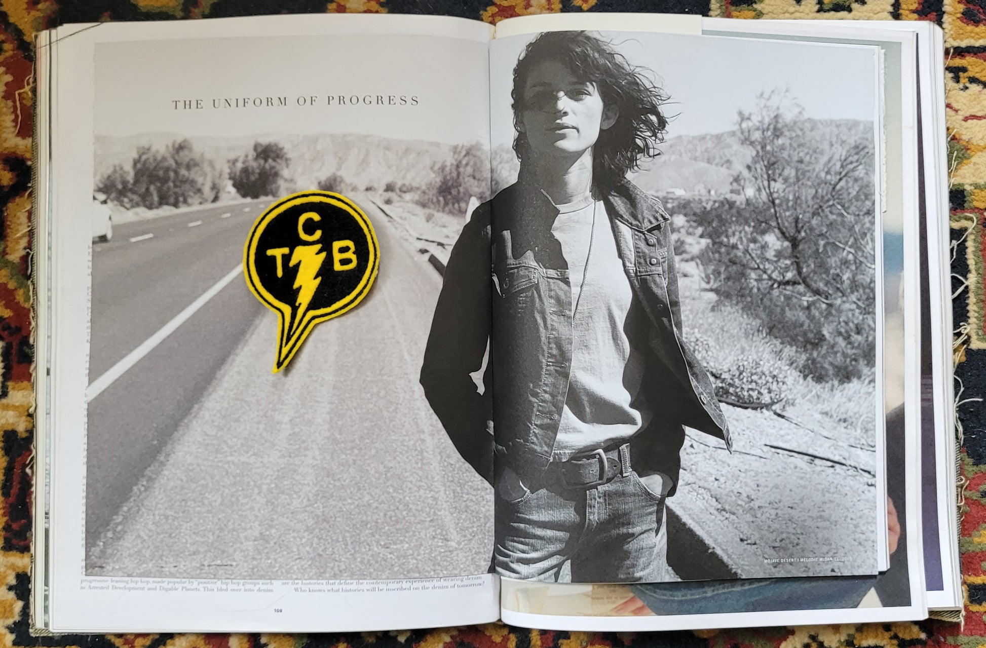 Patch Brodé TCB ( Take Care of Business) - PUNK & COTON