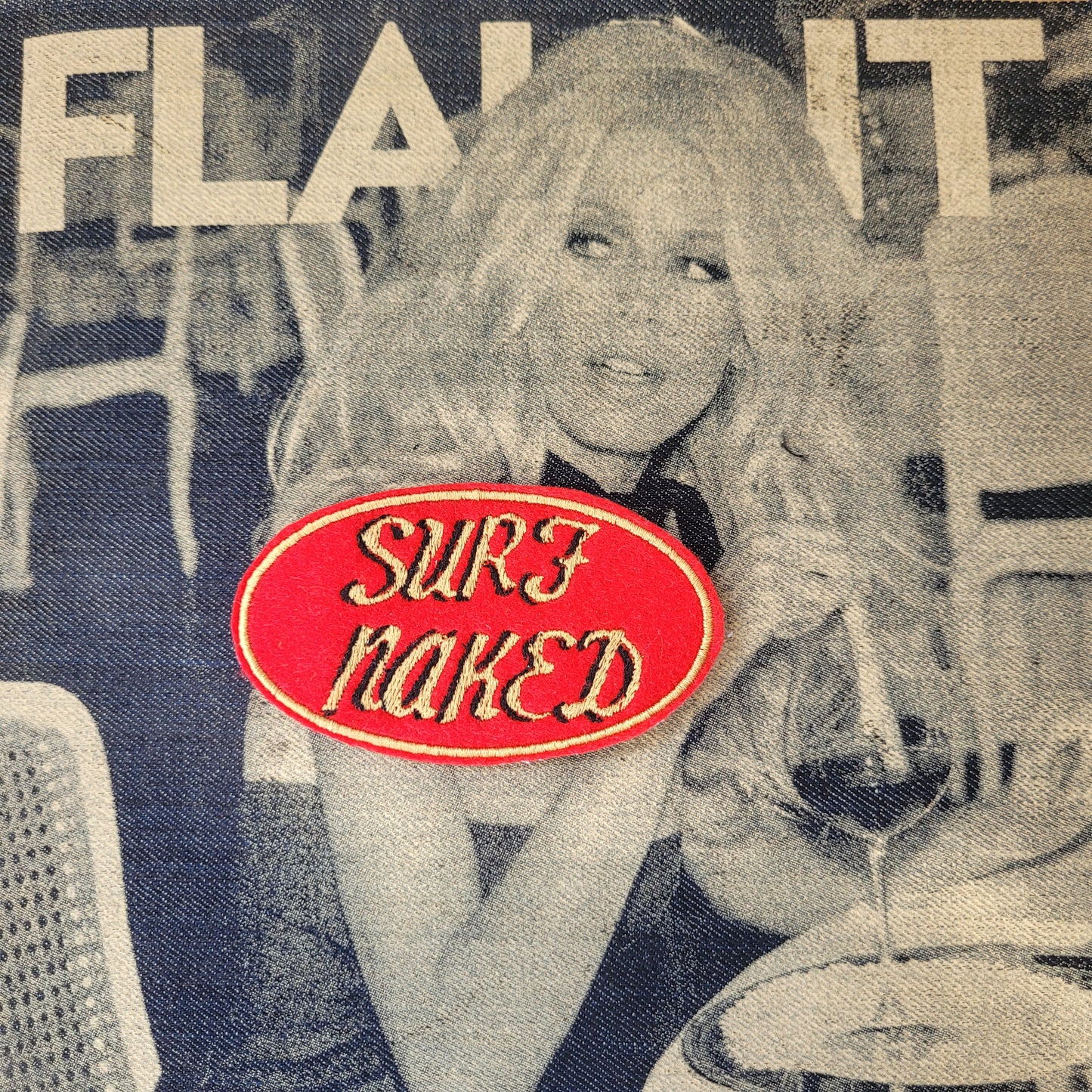 Patch Brodé Surf Naked - PUNK & COTON