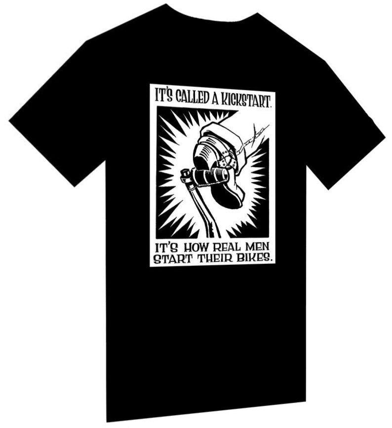 T-shirt "Kickstart" bike - PUNK & COTON