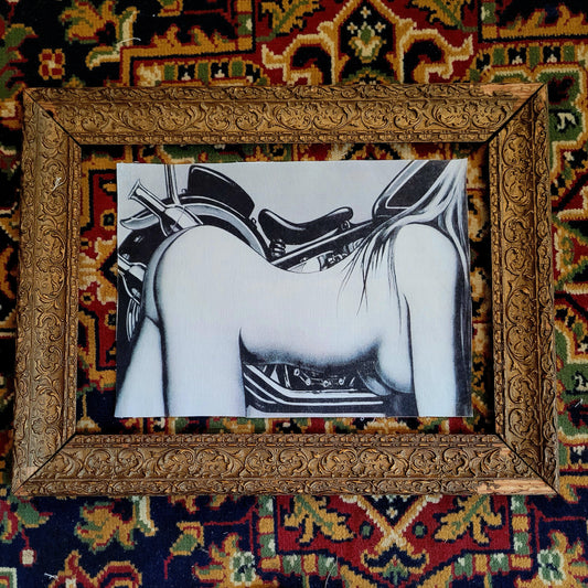 Backpatch  "Curves Body Motorcycle" - PUNK & COTON