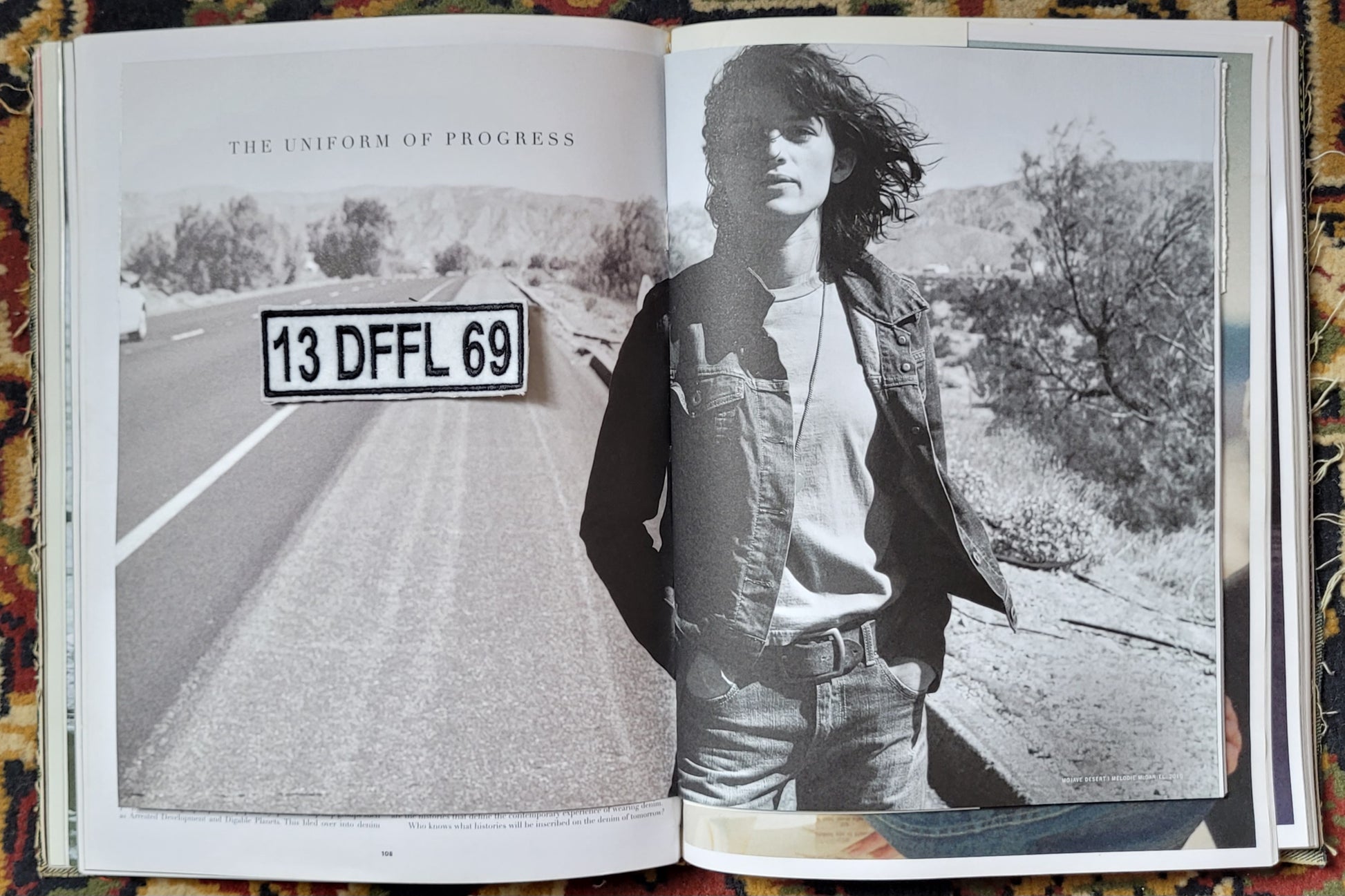 Patch Brodé 13 DFFL 69 (Version Blanc) - PUNK & COTON