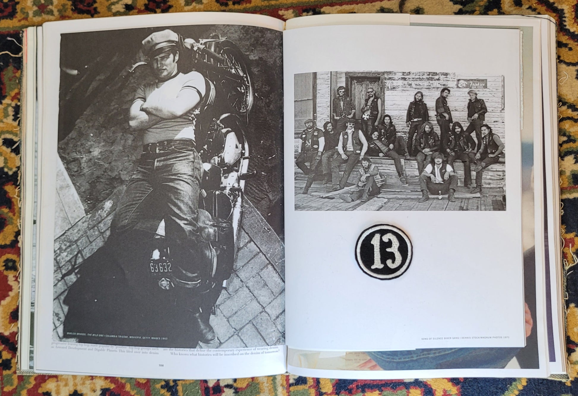 Patch Brodé 13 ( Petit Modele Fond Noir) - PUNK & COTON