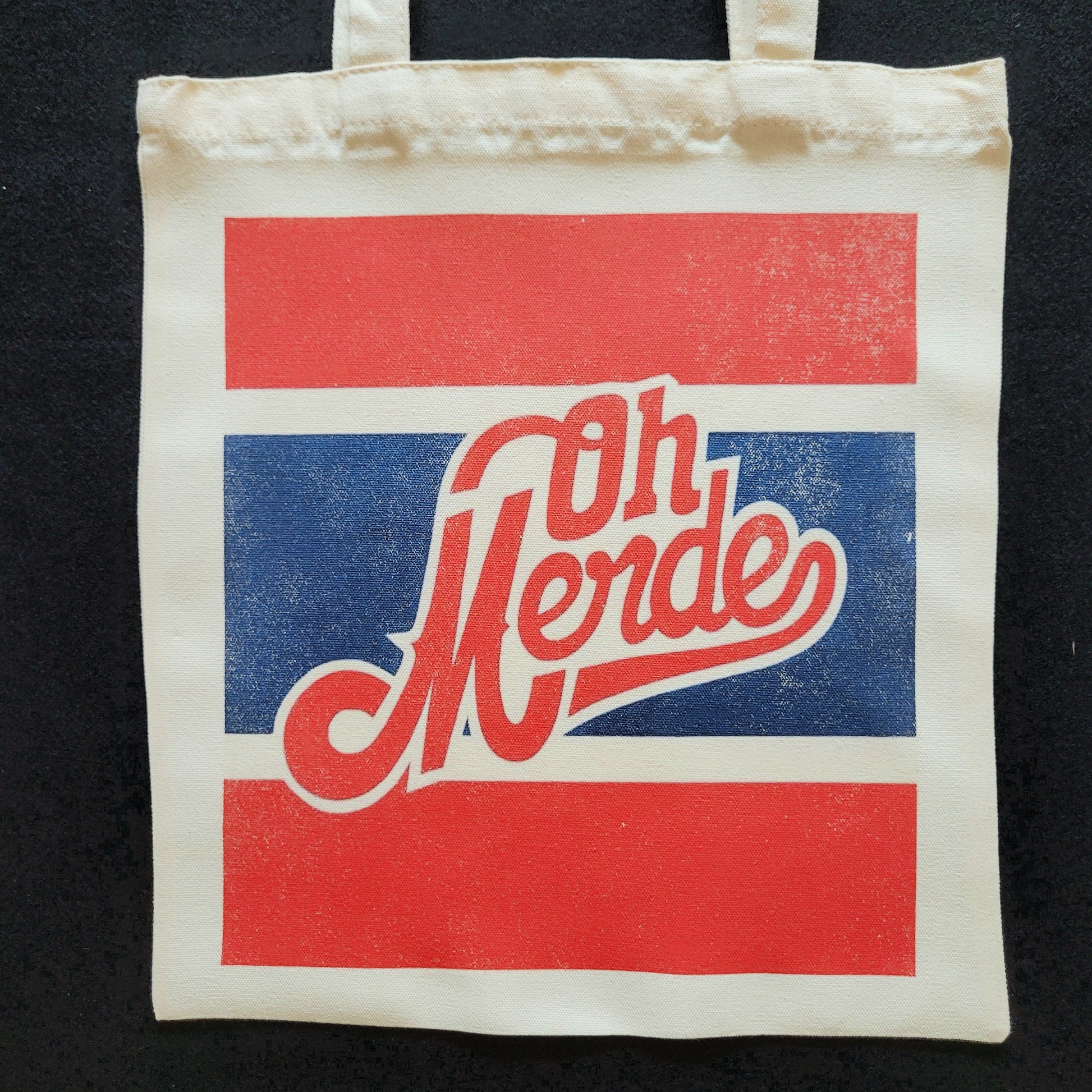 Eco Tote Bag "OH MERDE" - PUNK & COTON