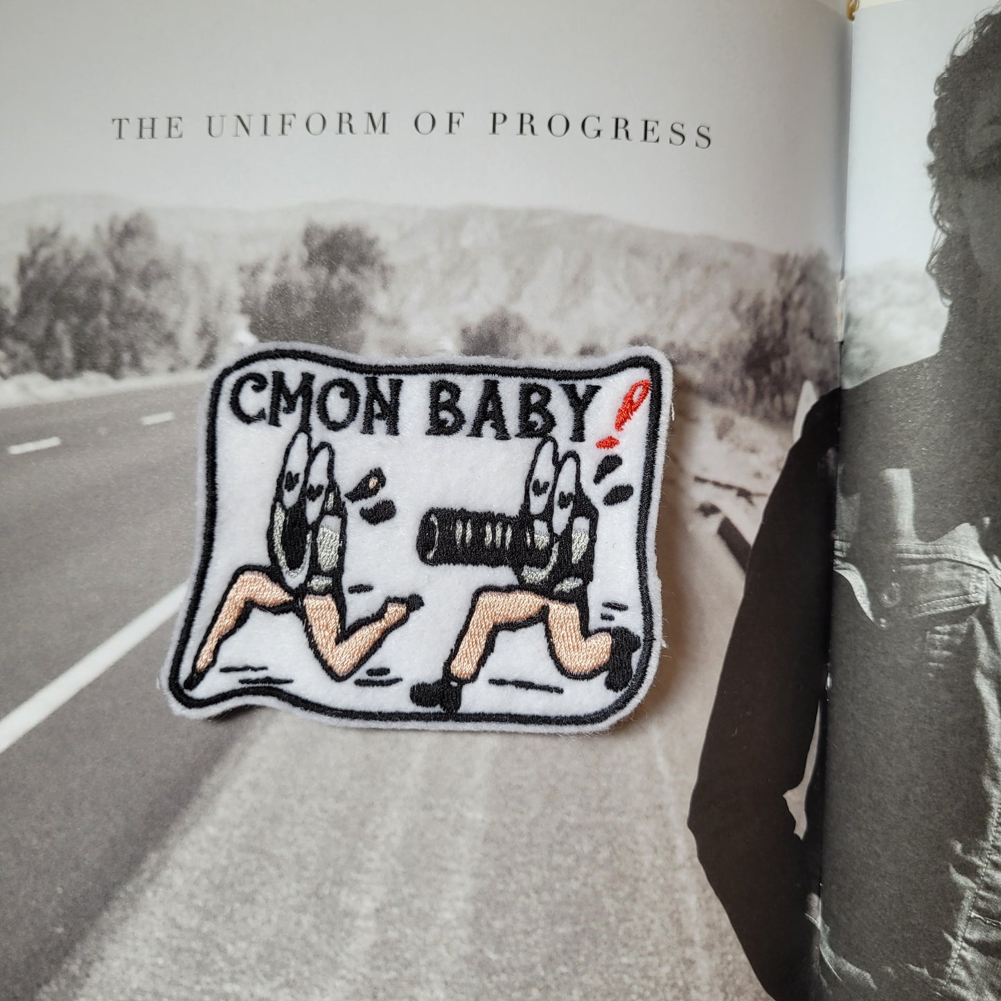 Patch brodé "C'mon baby!" Boulon / Écrou - PUNK & COTON