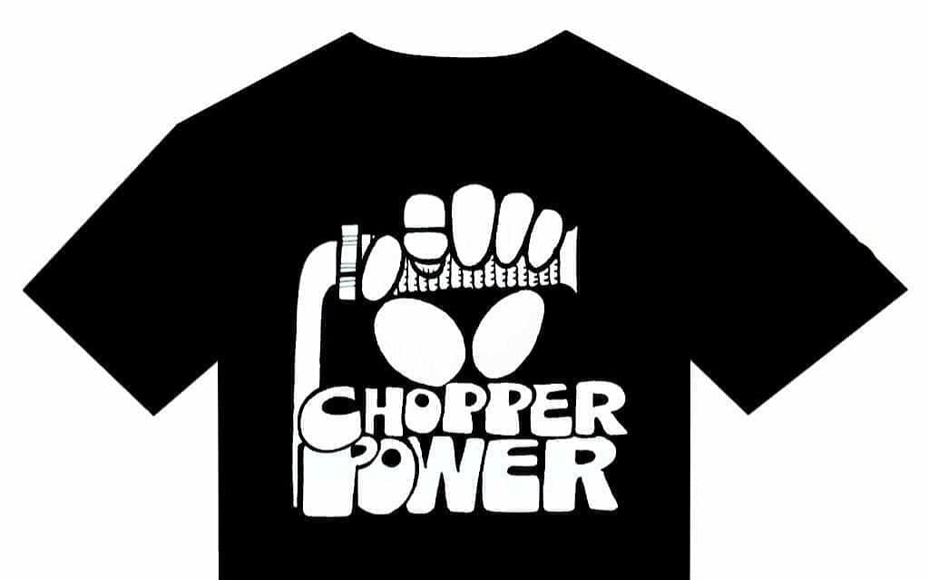T-Shirt "Chopper Power" BIKE MOTO OLD VINTAGE DESIGN LOGO - PUNK & COTON