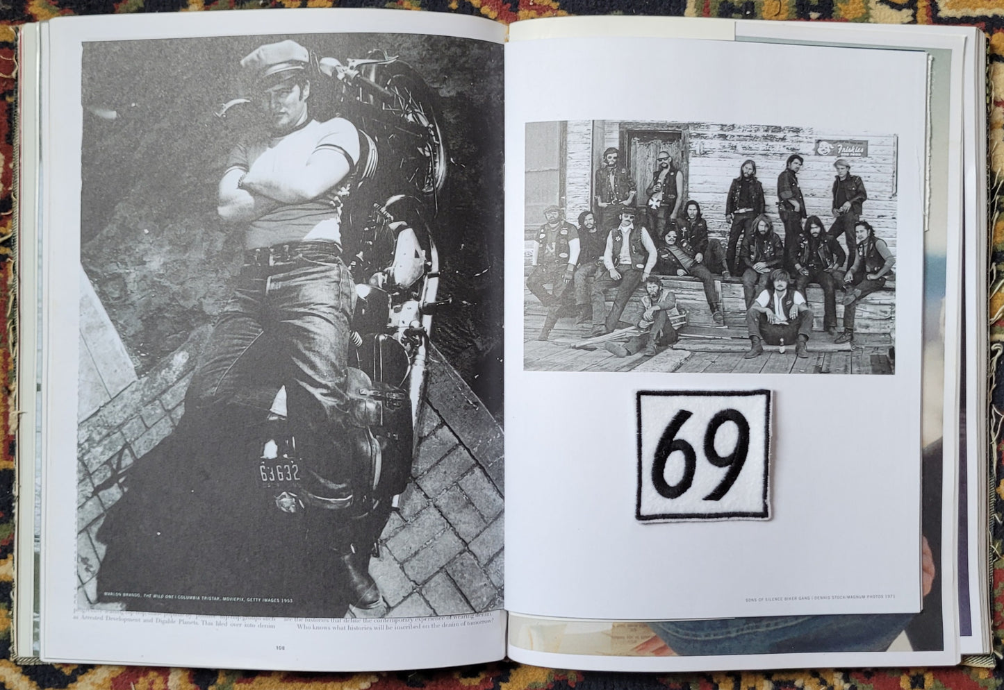 Patch Brodé 69 CARRE (Version Blanche) - PUNK & COTON